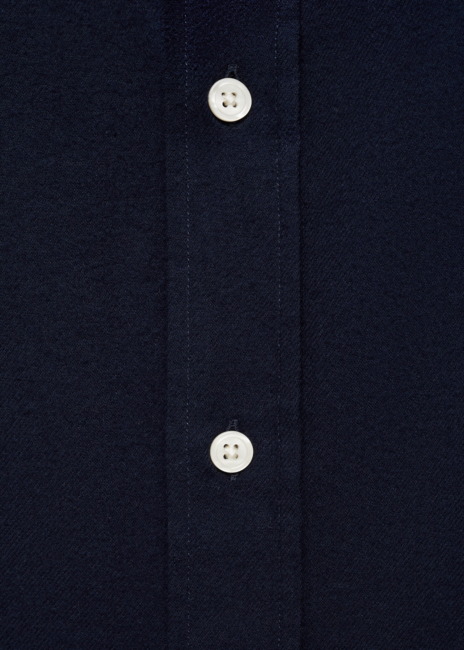 Regular-Fit-Hemd aus 100 % Baumwoll-Flanell - Detail des Artikels 0