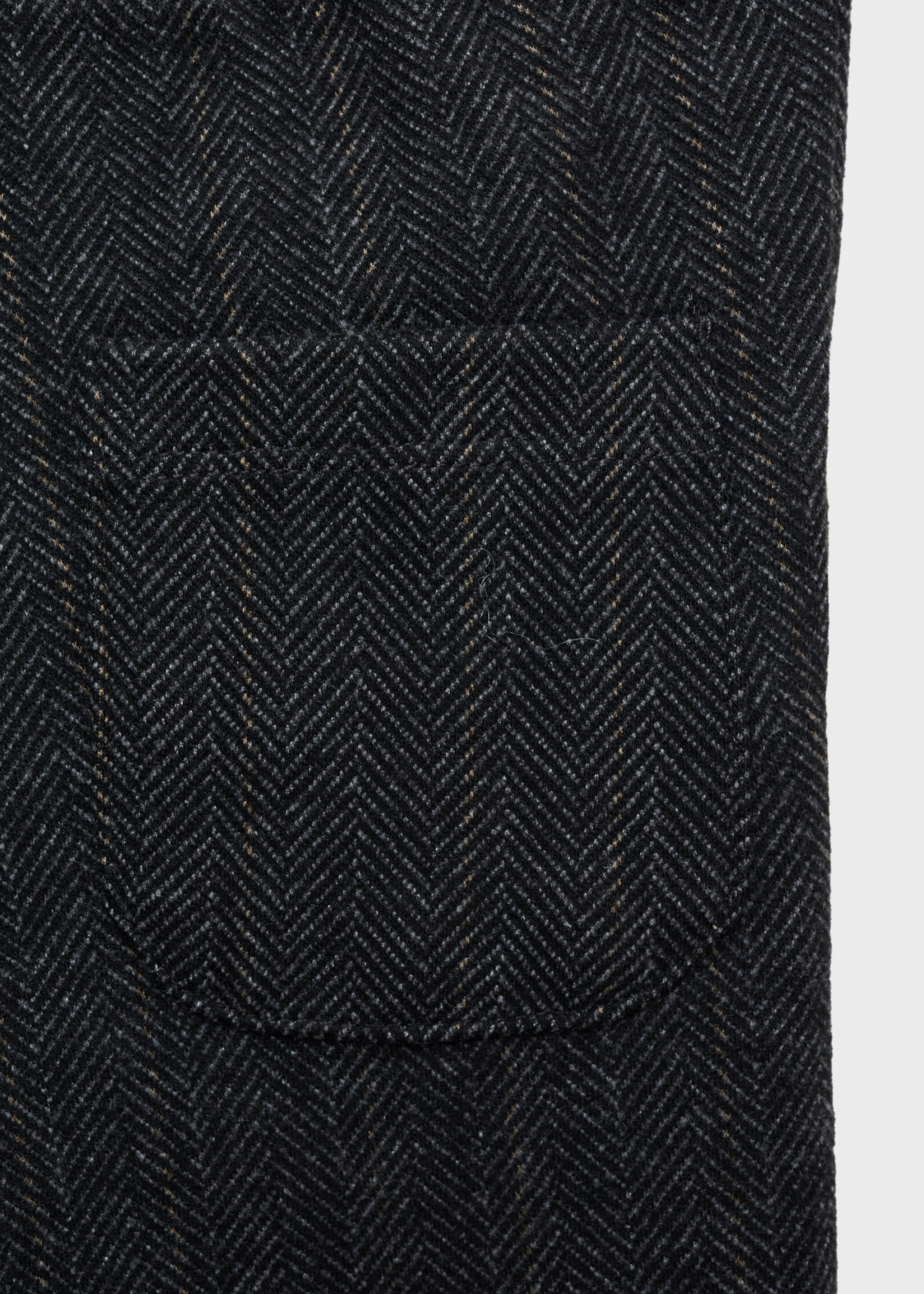 Pantalon droit à rayures - Détail de l'article 0, Noir. Ref: 77087924-00.