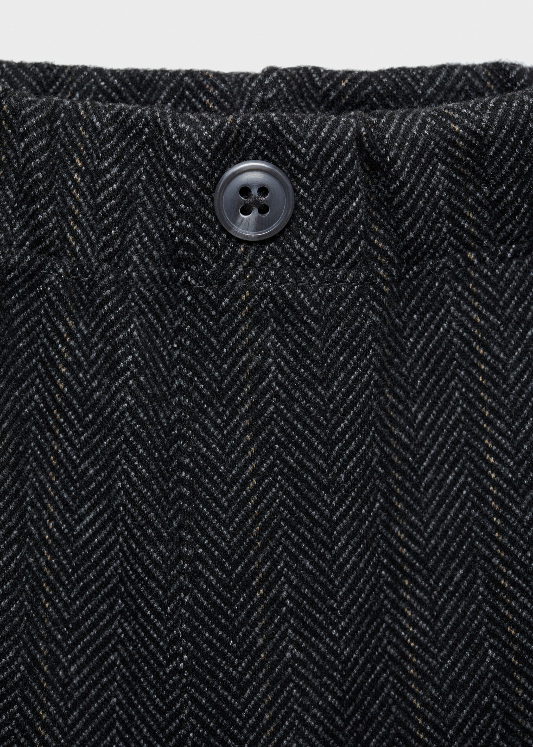 Pantalon droit à rayures - Détail de l'article 8, Noir. Ref: 77087924-00.