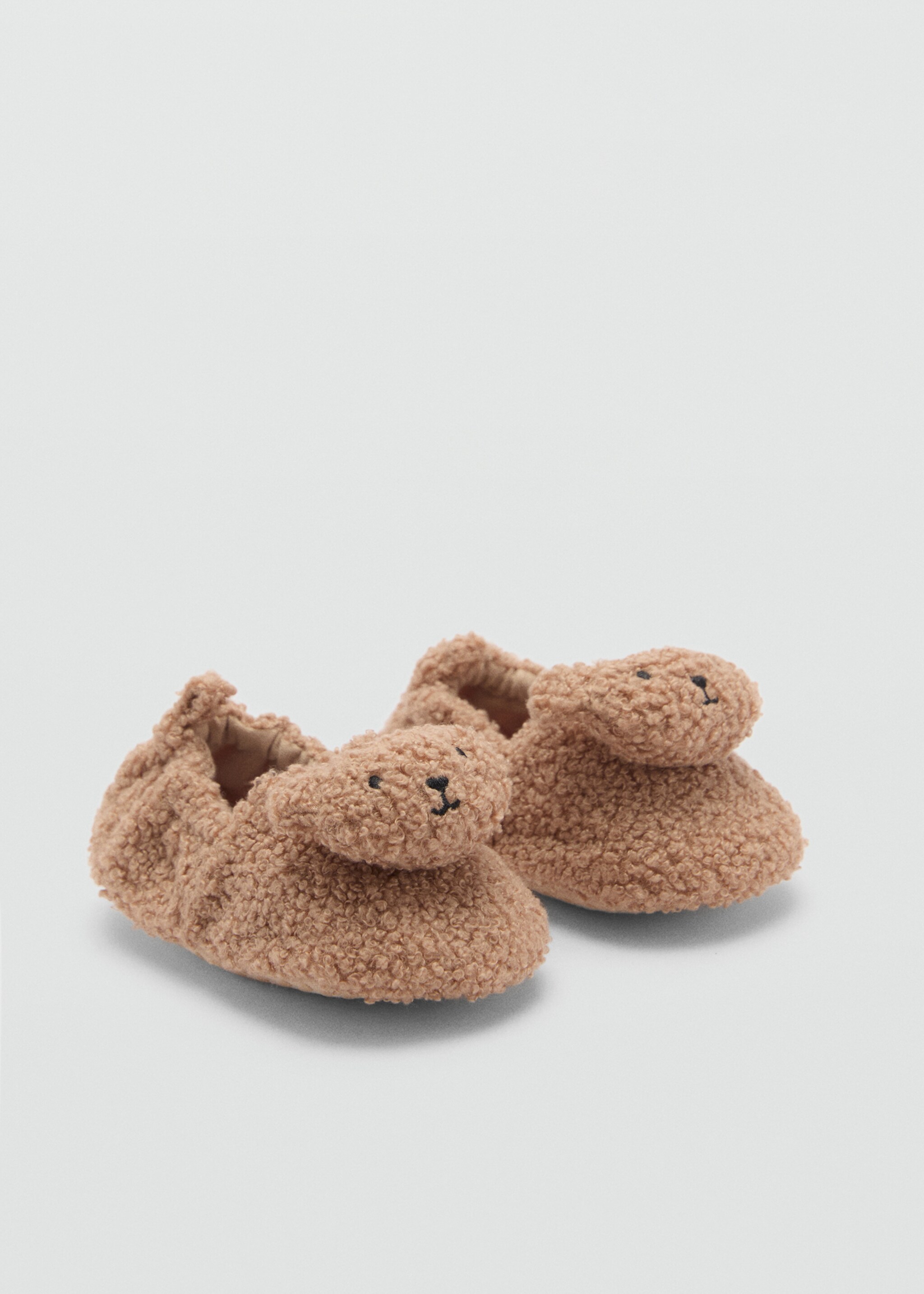 Chaussons ours - Plan moyen, Beige. Ref: 77087927-00.