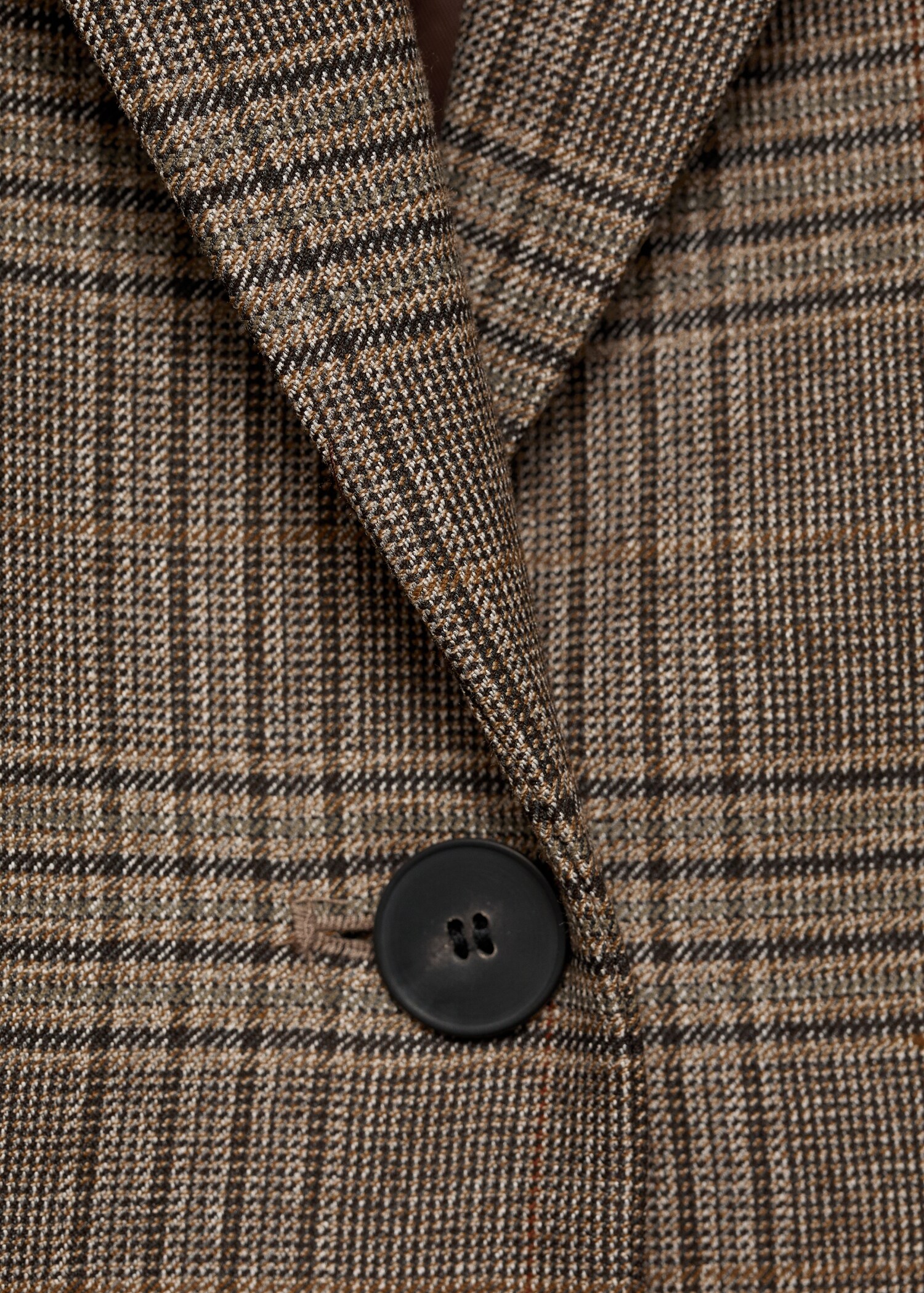 Straight-fit check jacket - Details of the article 8