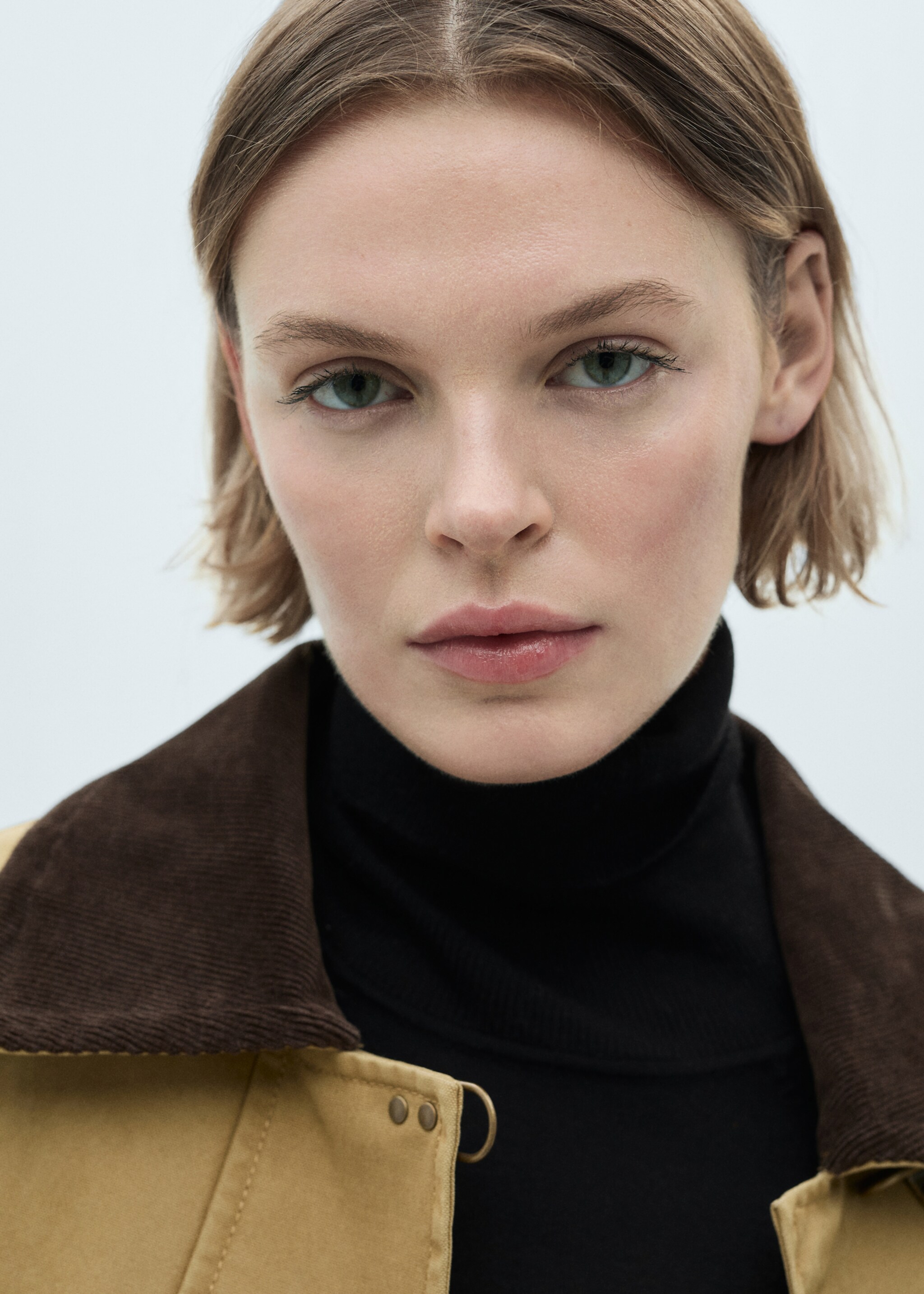 Jersey punto fino cuello vuelto - Detalle del artículo 1, Negro. Ref: 77088264-00.