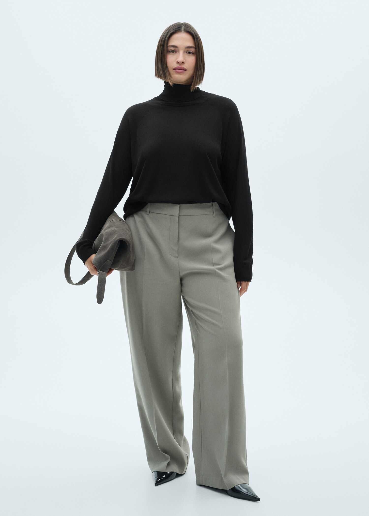 Fine-knit turtleneck sweater - Details of the article 3