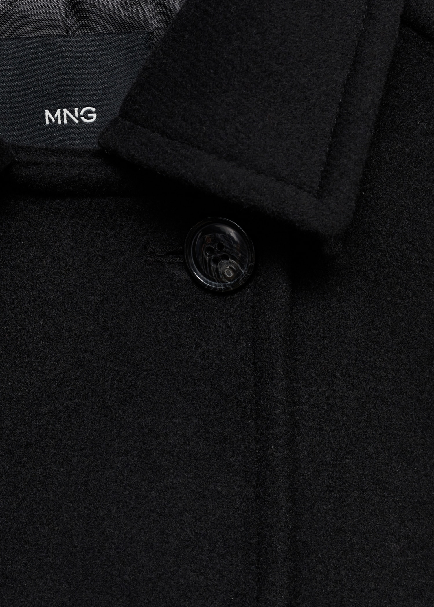 Abrigo mezcla lana doble botonadura - Detalle del artículo 8