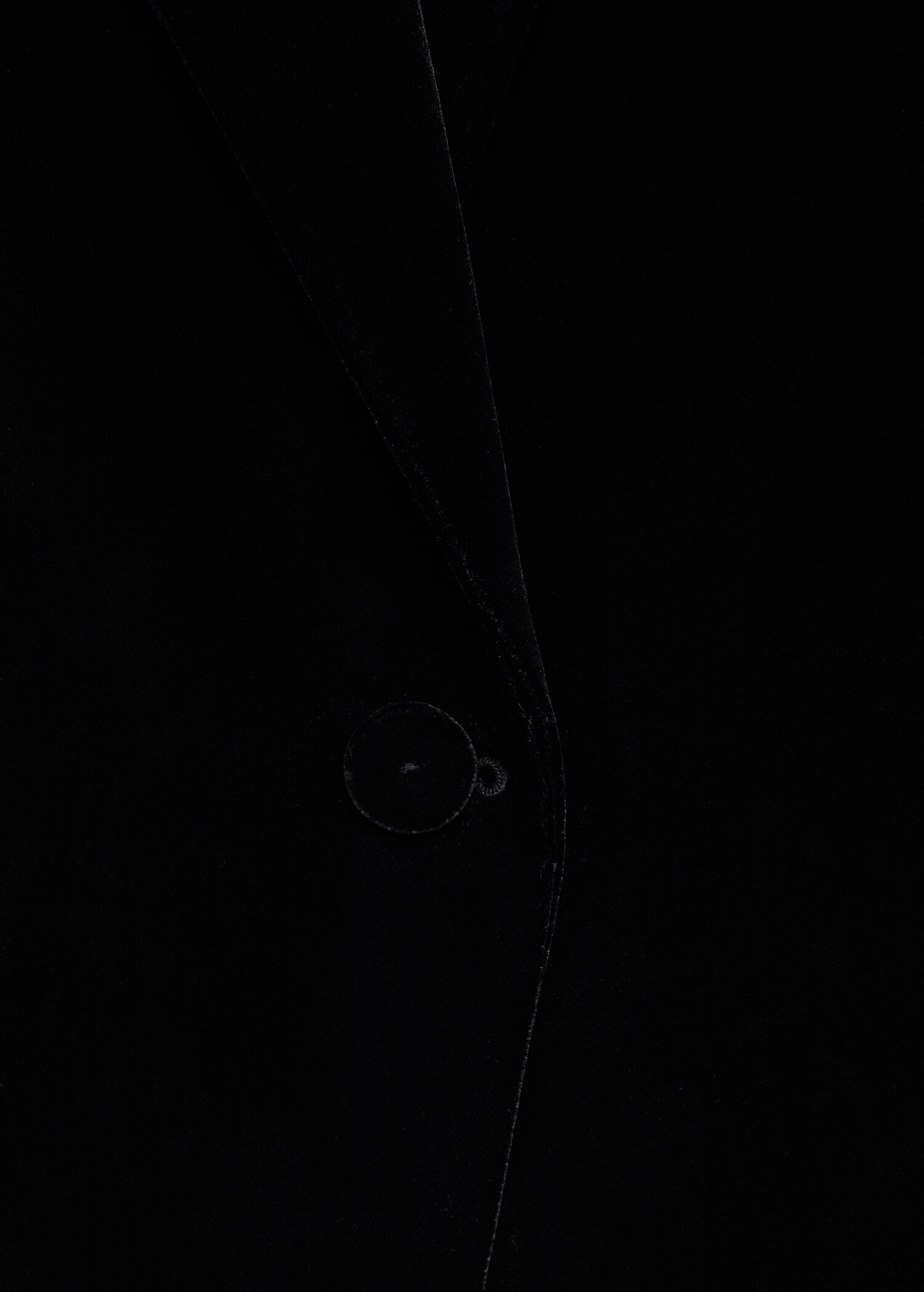 Structured velvet blazer - Details of the article 0