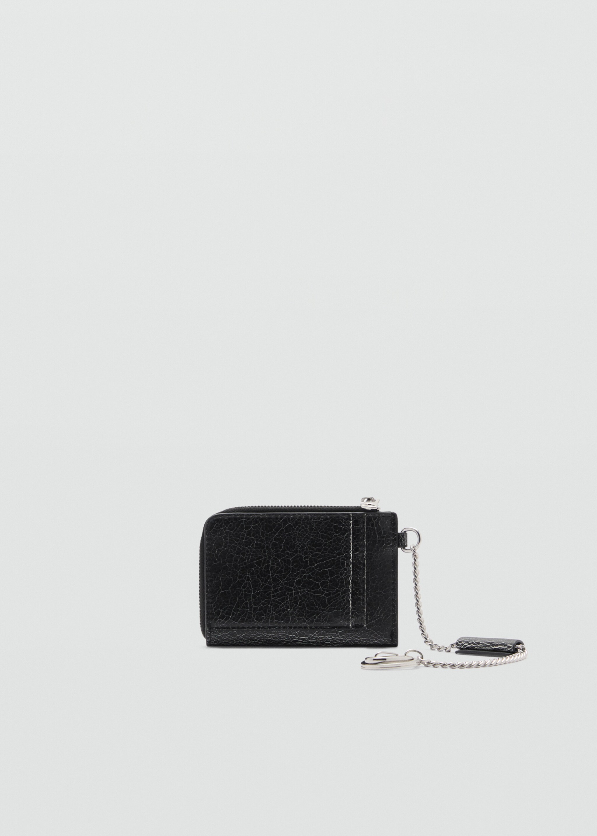 Wallet with keychain detail - Medium plane