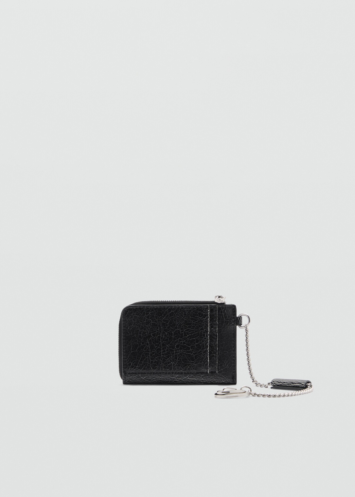 Wallet with keychain detail - Medium plane