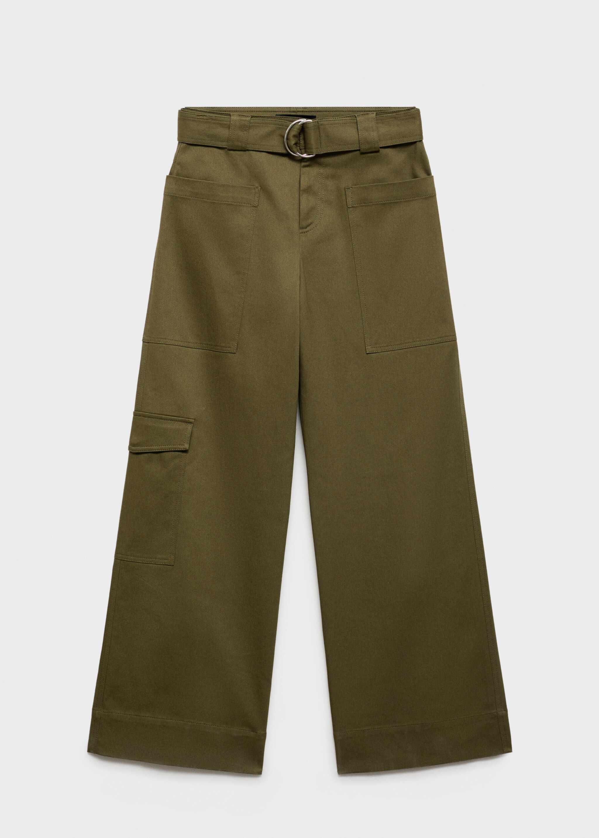 Belt cargo trousers - Article without model, Khaki. Ref: 77088282-00.