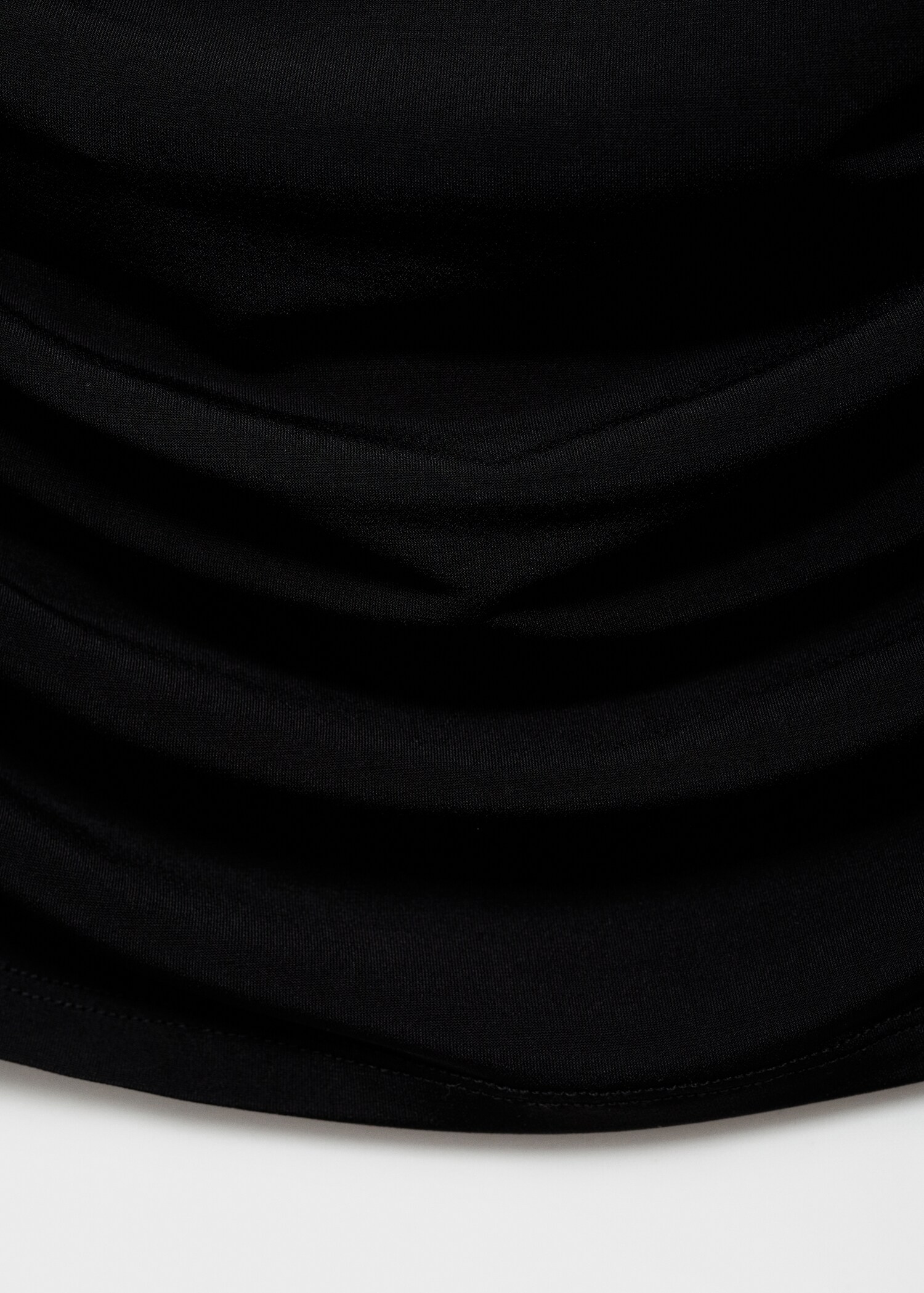 Asymmetrical gathered t-shirt - Details of the article 0