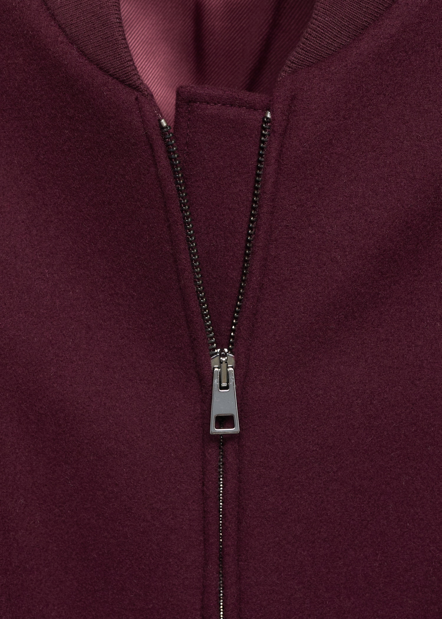 Wool bomber jacket with pockets Women MANGO OUTLET Hungary