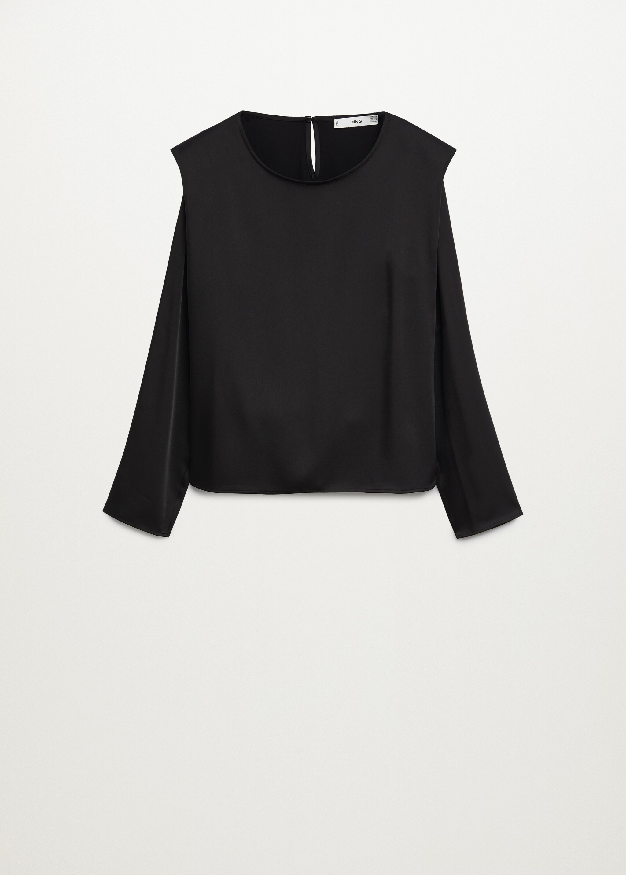Blouse satinée épaulettes - Article sans modèle