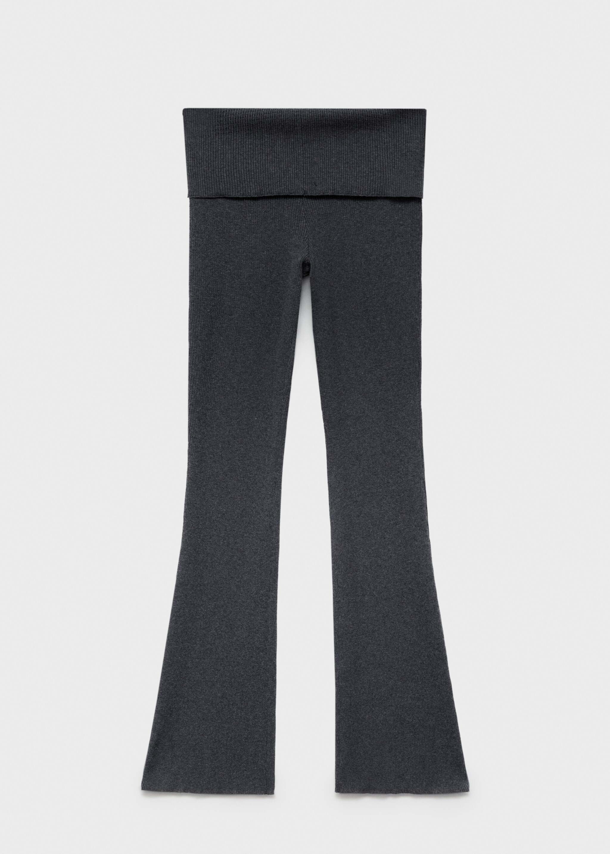 Trousers with knitted waistband - Article without model, Grey. Ref: 77088636-00.