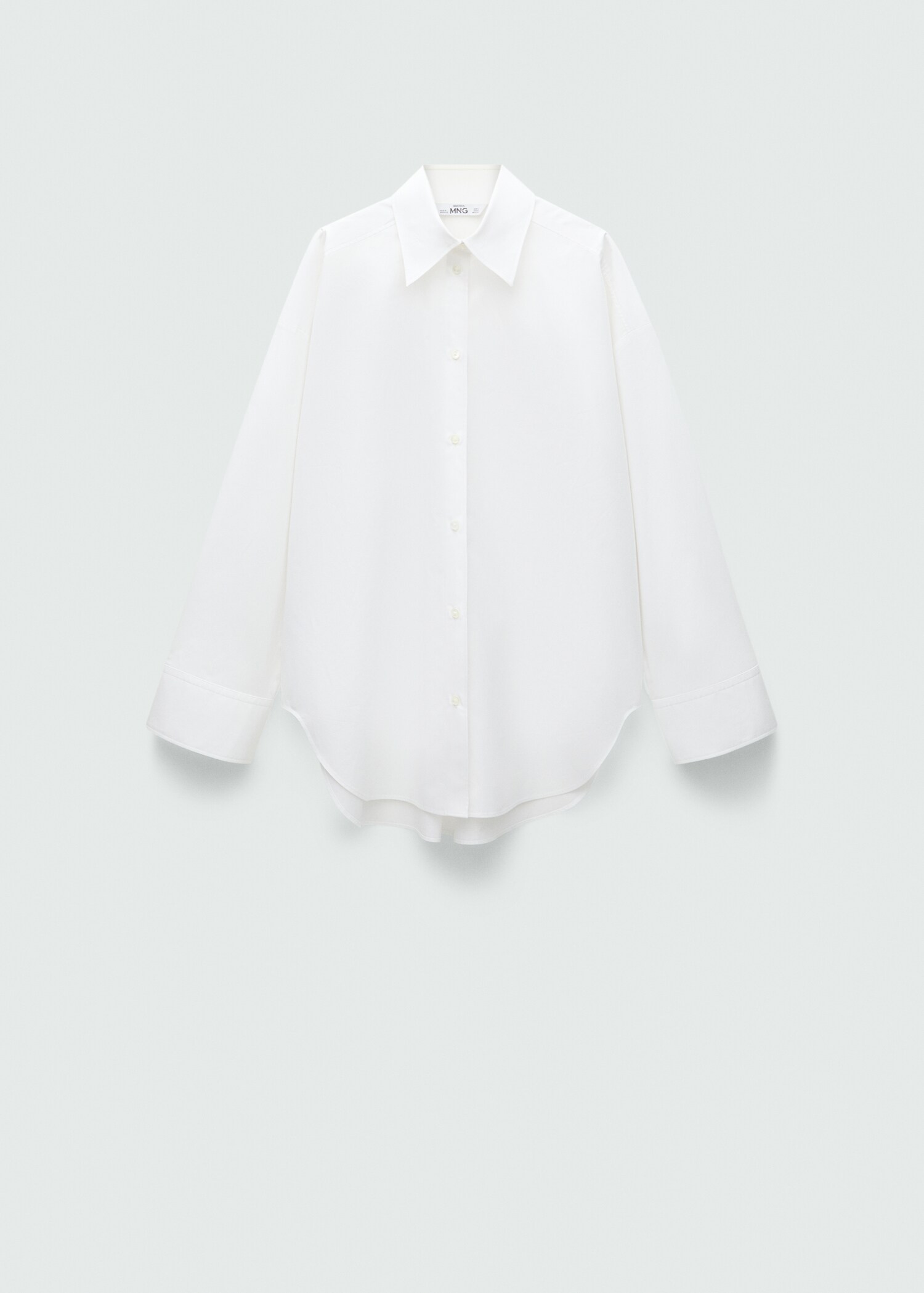 Camisa 100% algodón oversize - Artículo sin modelo