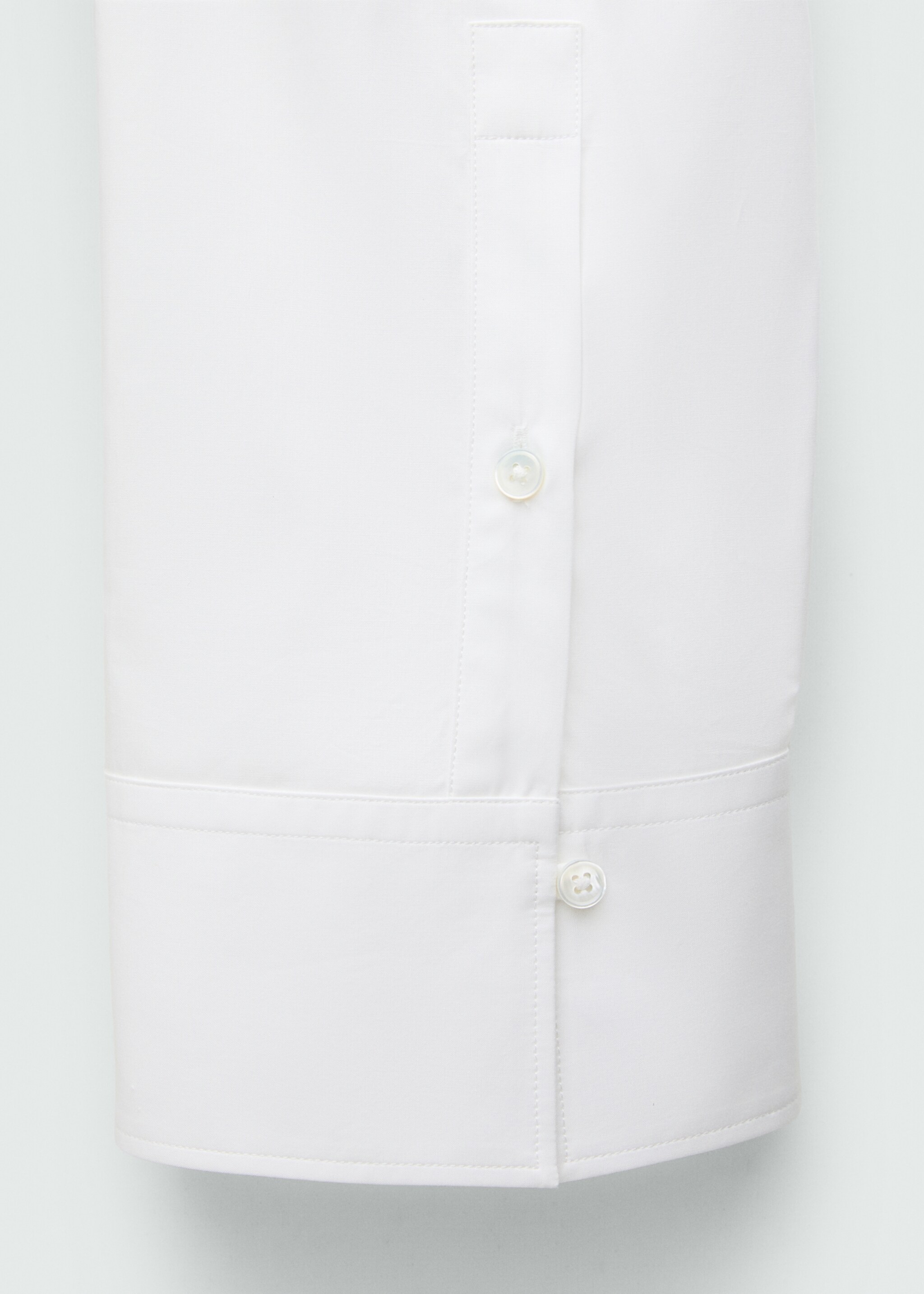 100% cotton oversized shirt - Details of the article 0, Off White. Ref: 77089058-00.