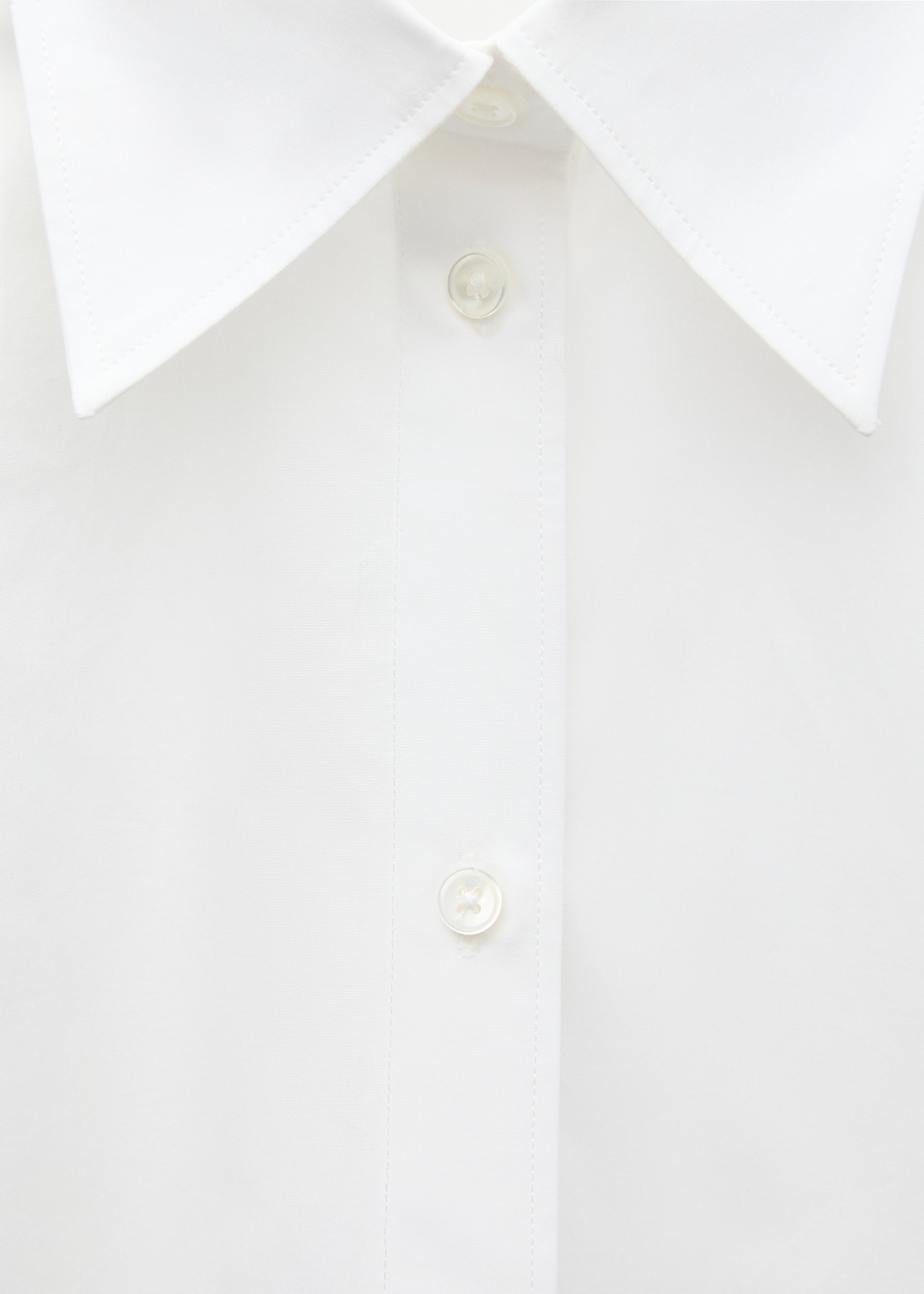 100% cotton oversized shirt - Details of the article 8, Off White. Ref: 77089058-00.