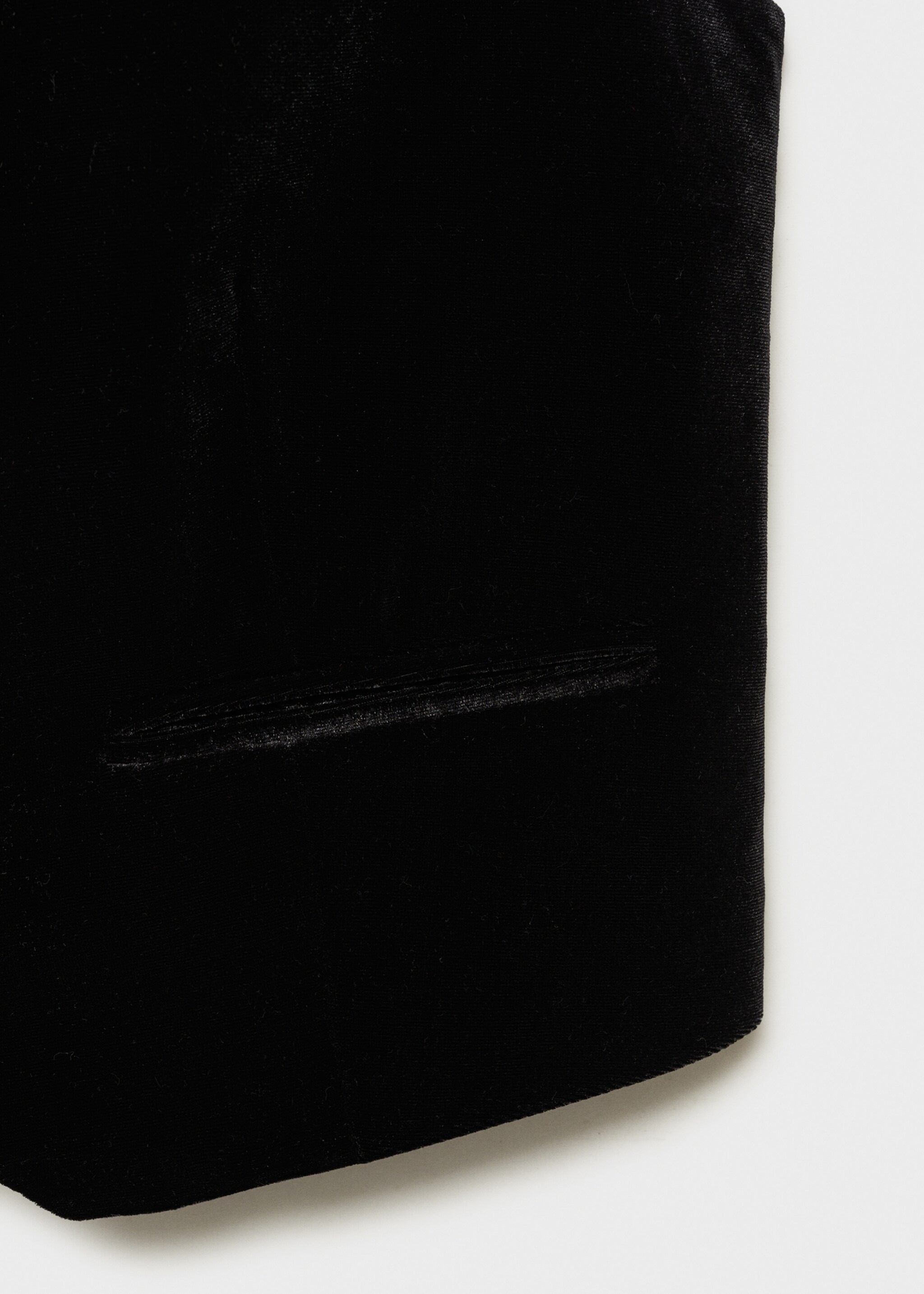 Armilla vellut crop - Detall de l'article 0, Negre. Ref: 77089065-00.