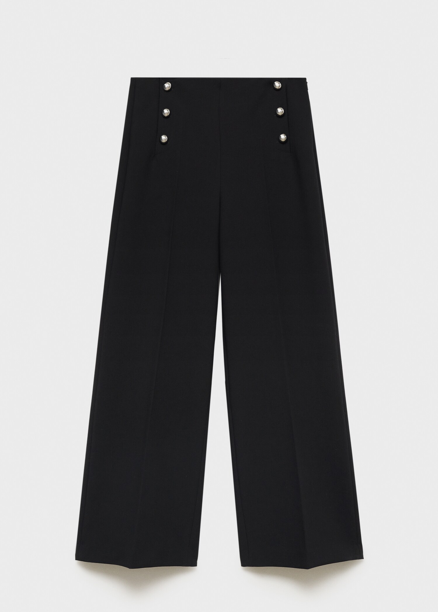 Wideleg-Hose mit Metallic-Details - Artikel ohne Model