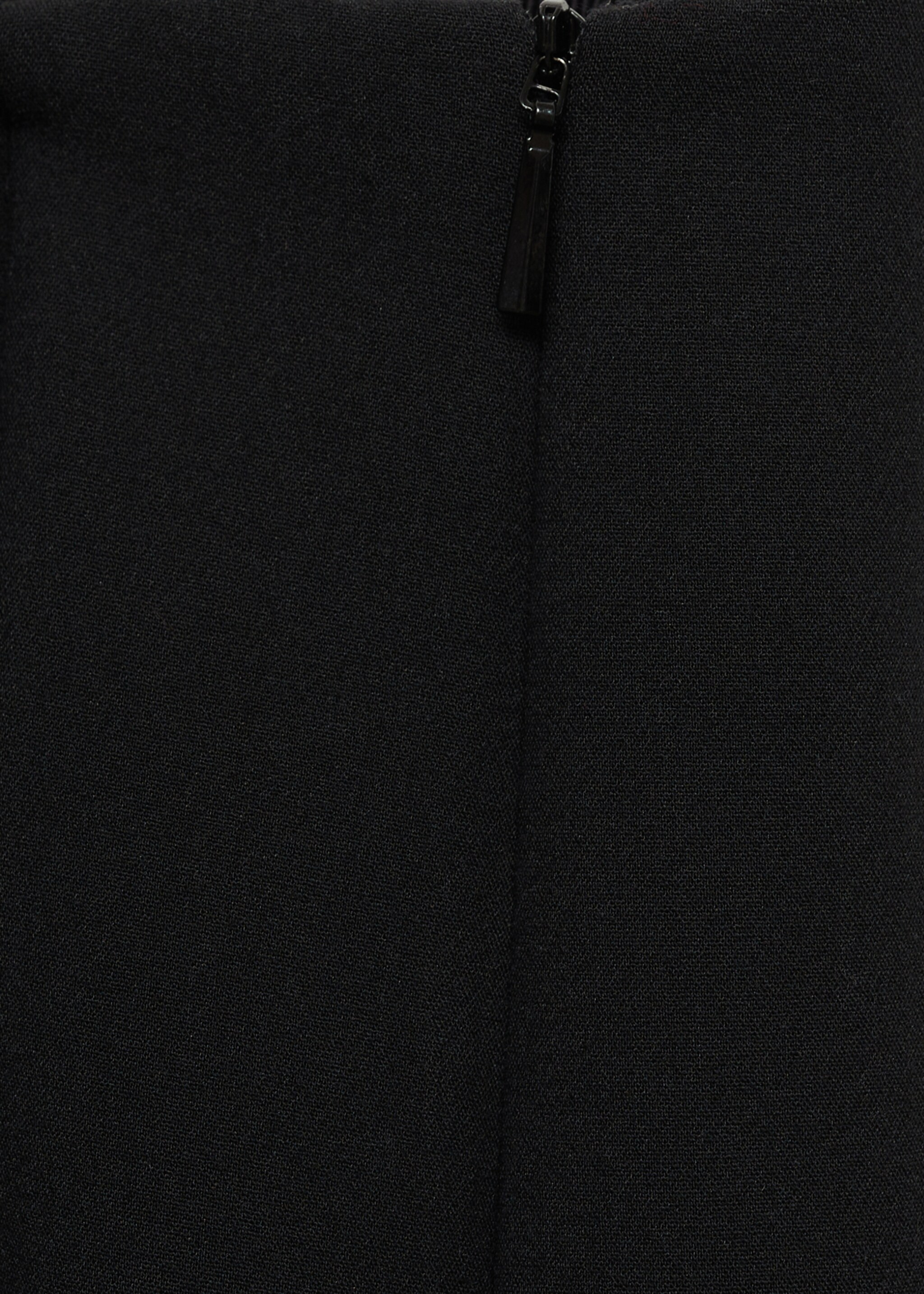 Wideleg-Hose mit Metallic-Details - Detail des Artikels 0, Schwarz. Ref: 77089072-00.