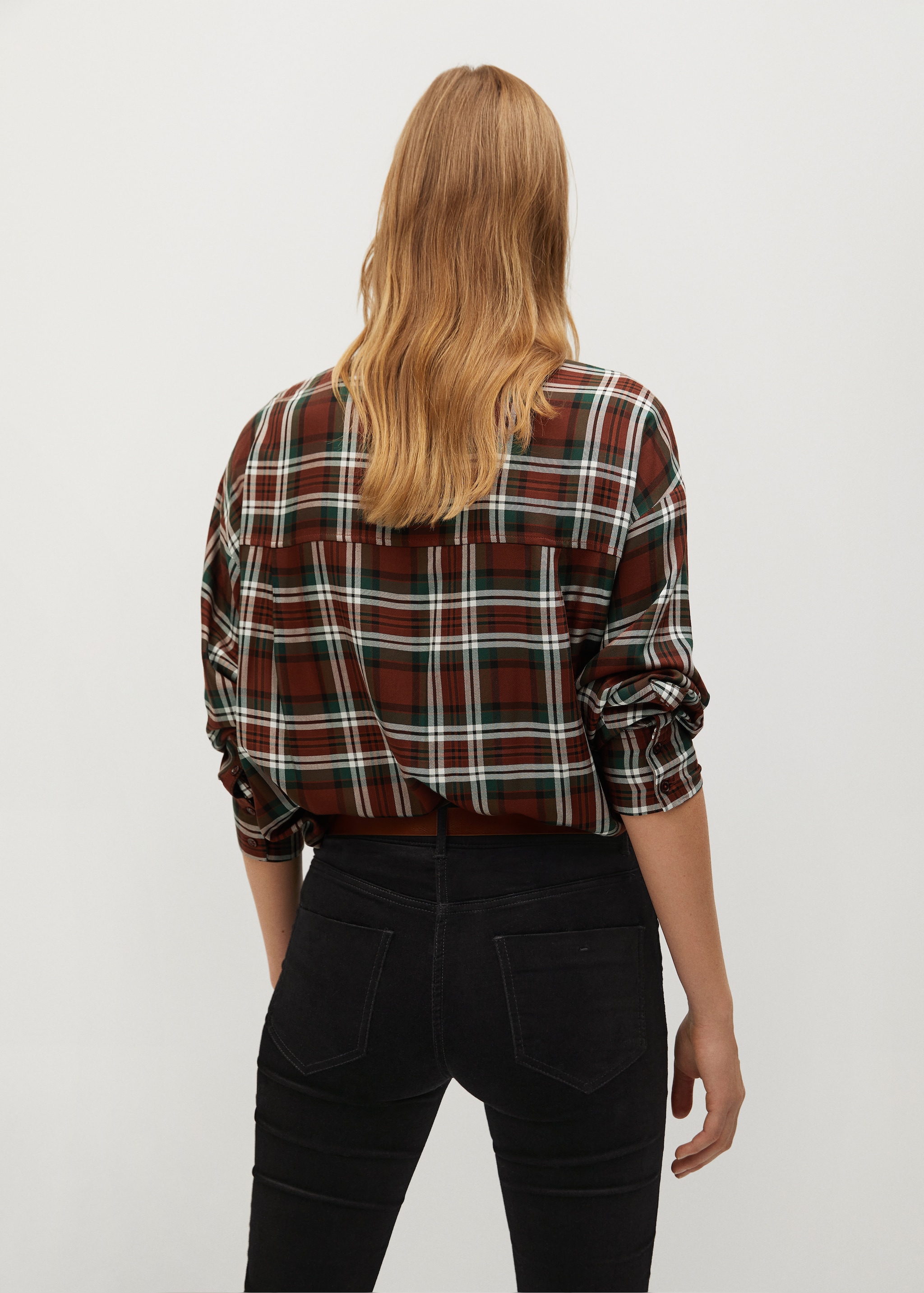 Camisa cuadros - Reverso del artículo
