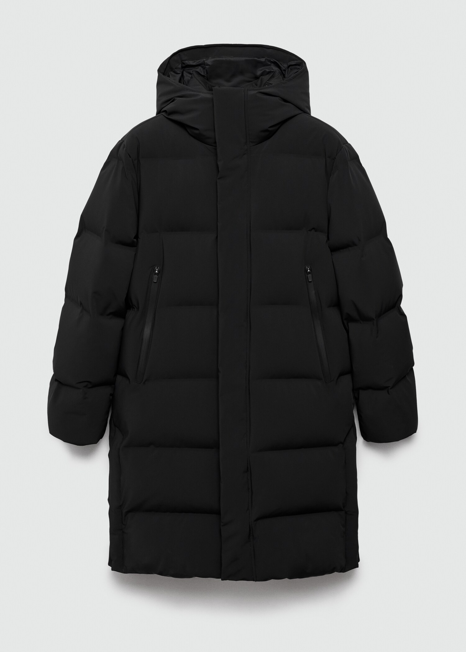 Anorak long imperméable à rembourrage en duvet et plumes - Article sans modèle
