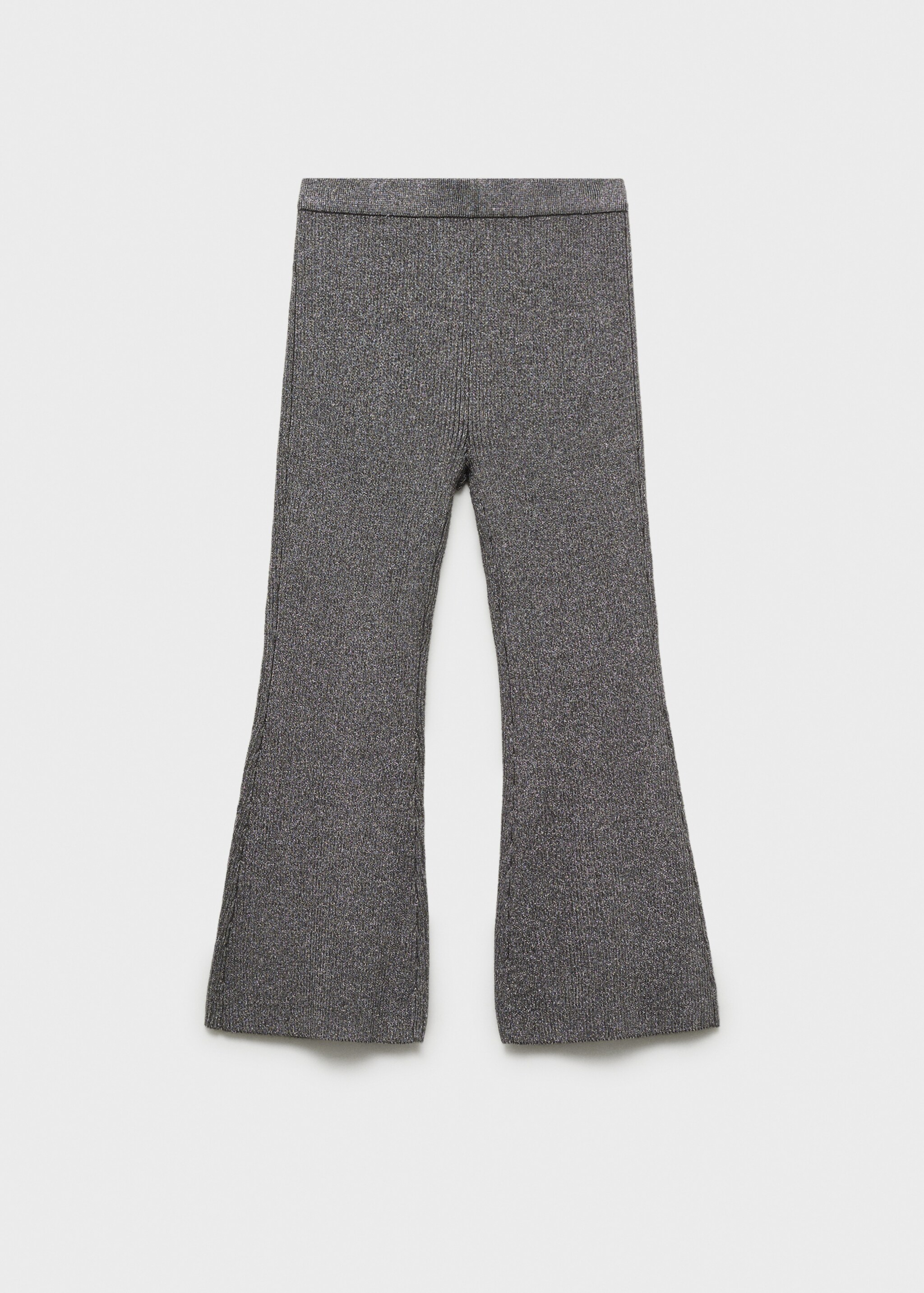 Pantalons flare lúrex - Article sense model, Negre. Ref: 77089229-00.