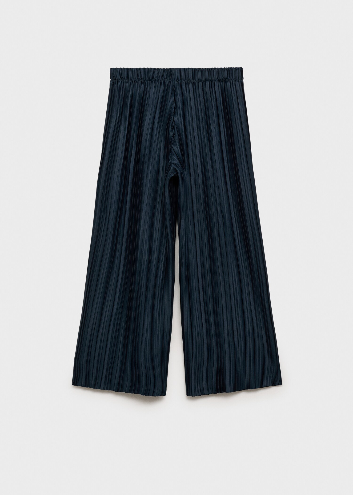 Ribbed culottes trousers - Reverse of the article