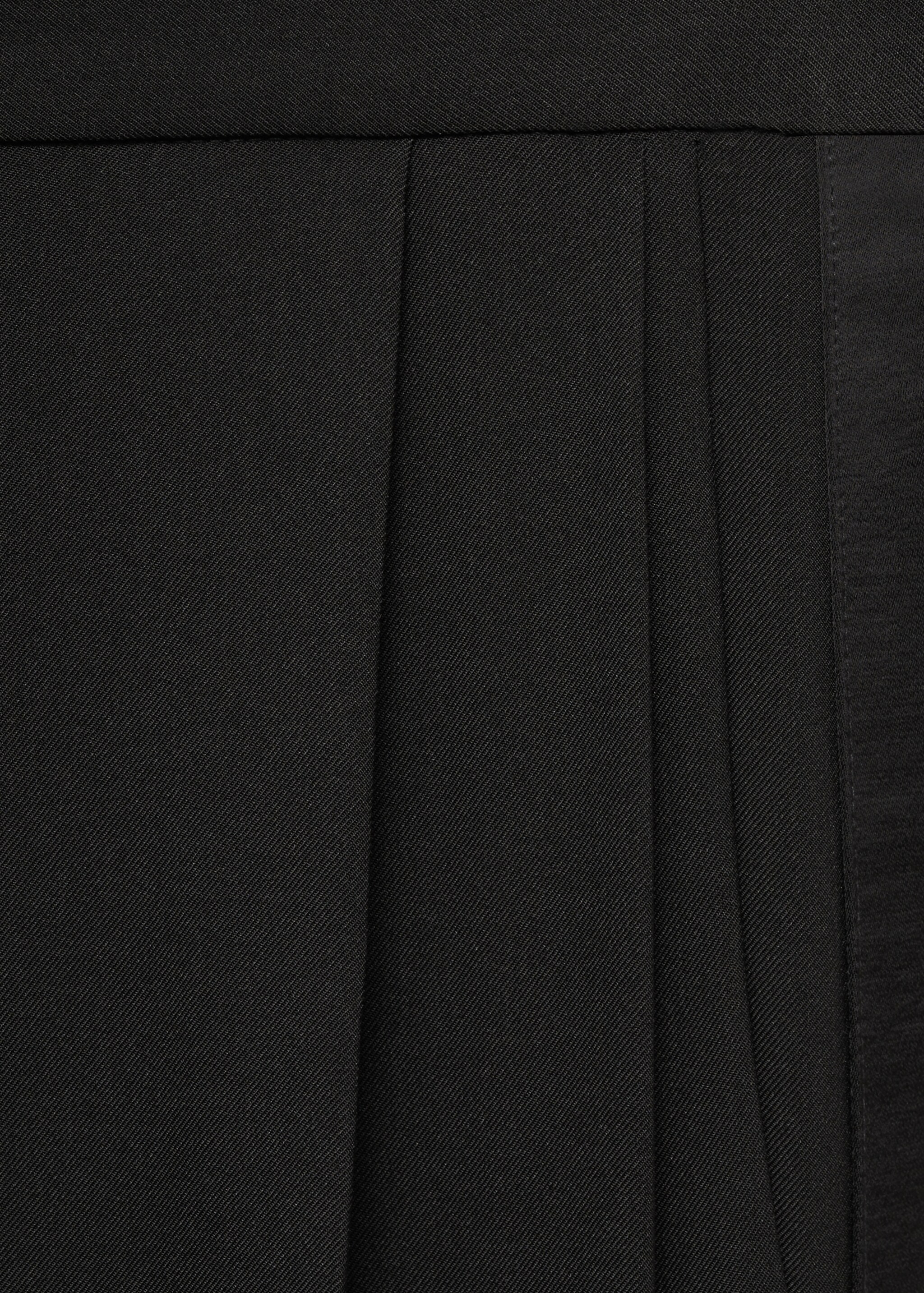 Pantalon de tailleur droit - Détail de l'article 8, Noir. Ref: 77089235-00.