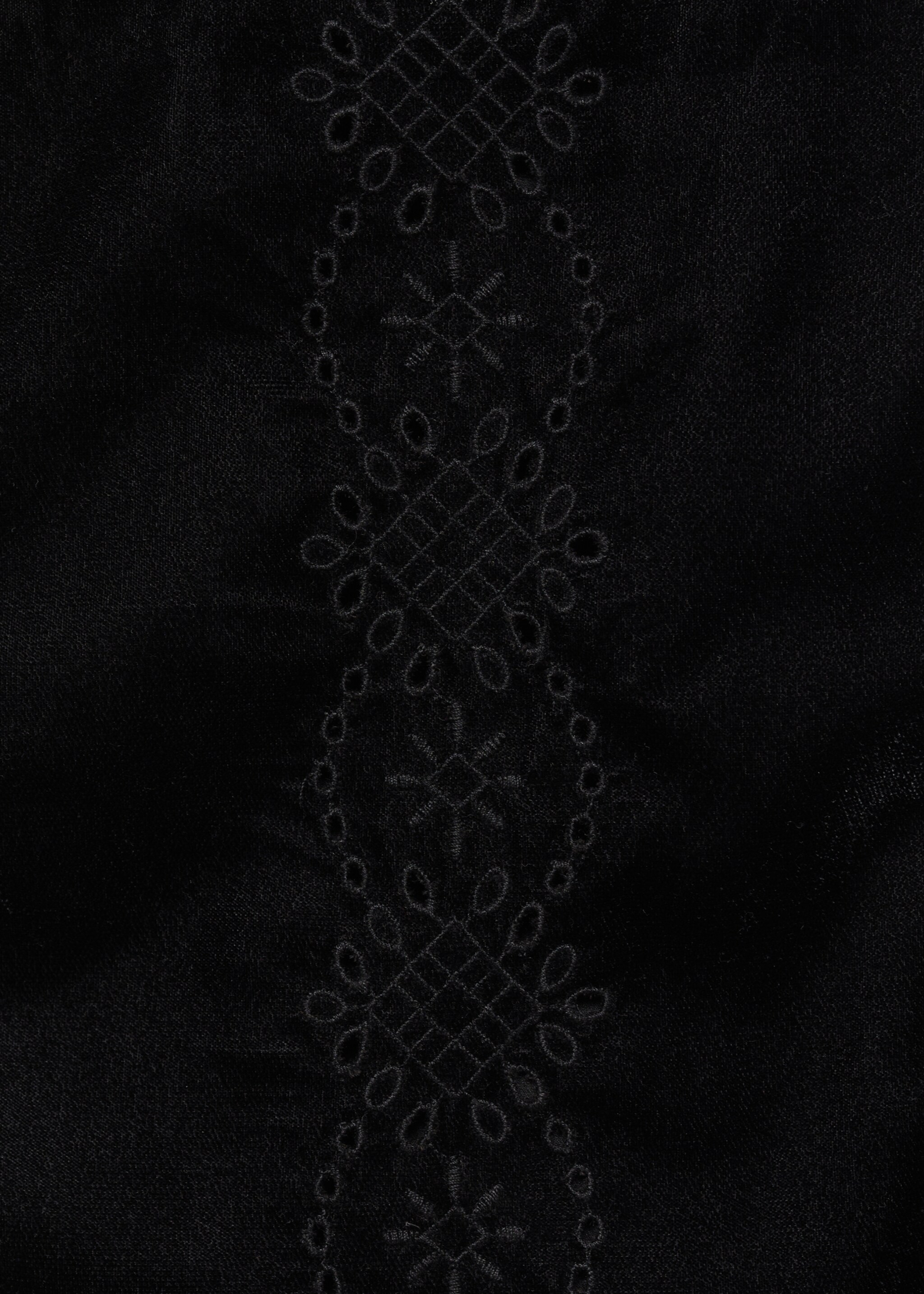 Bestickte Samtweste - Detail des Artikels 0, Schwarz. Ref: 77089238-00.