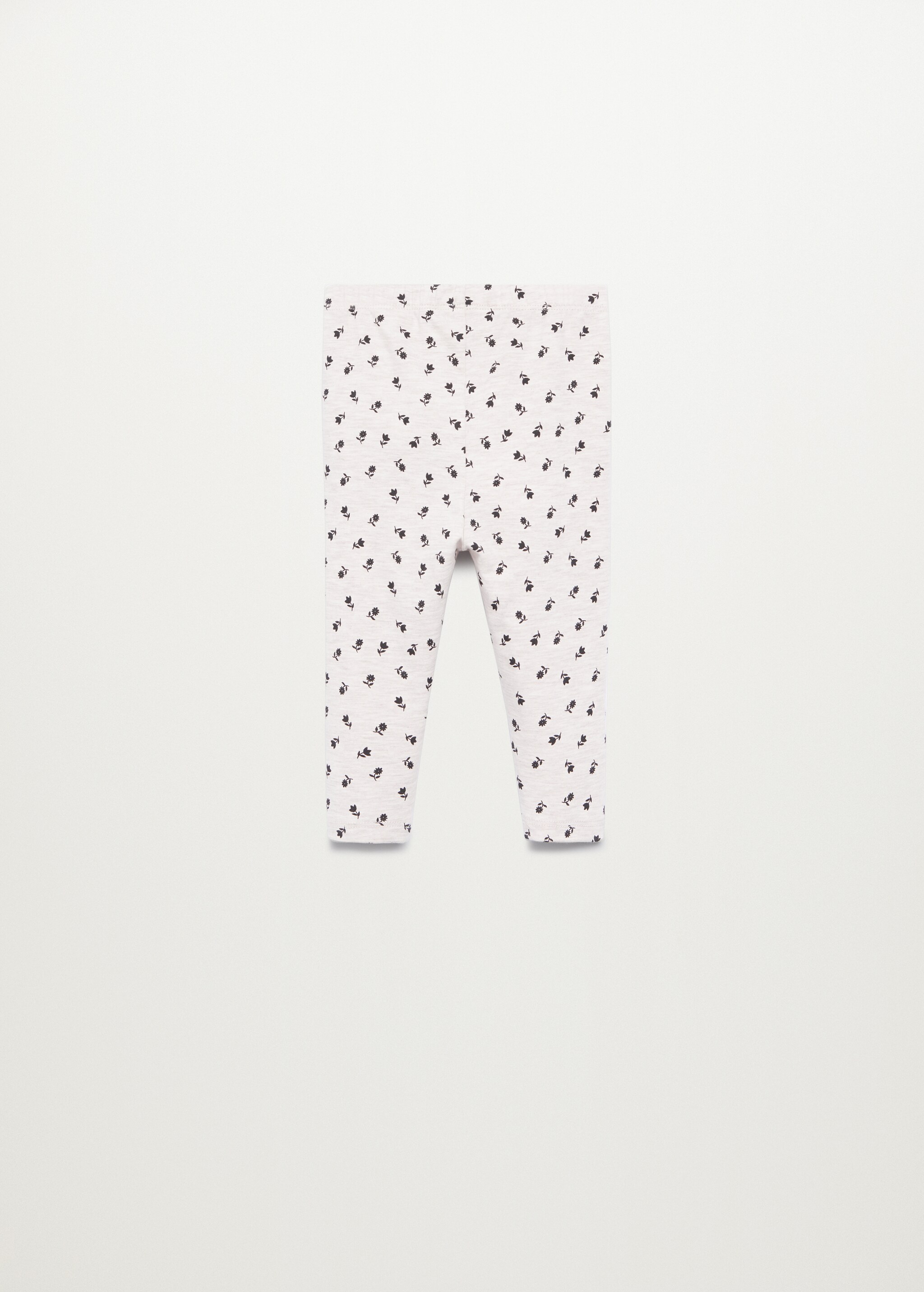 Printed cotton leggings - Reverse of the article