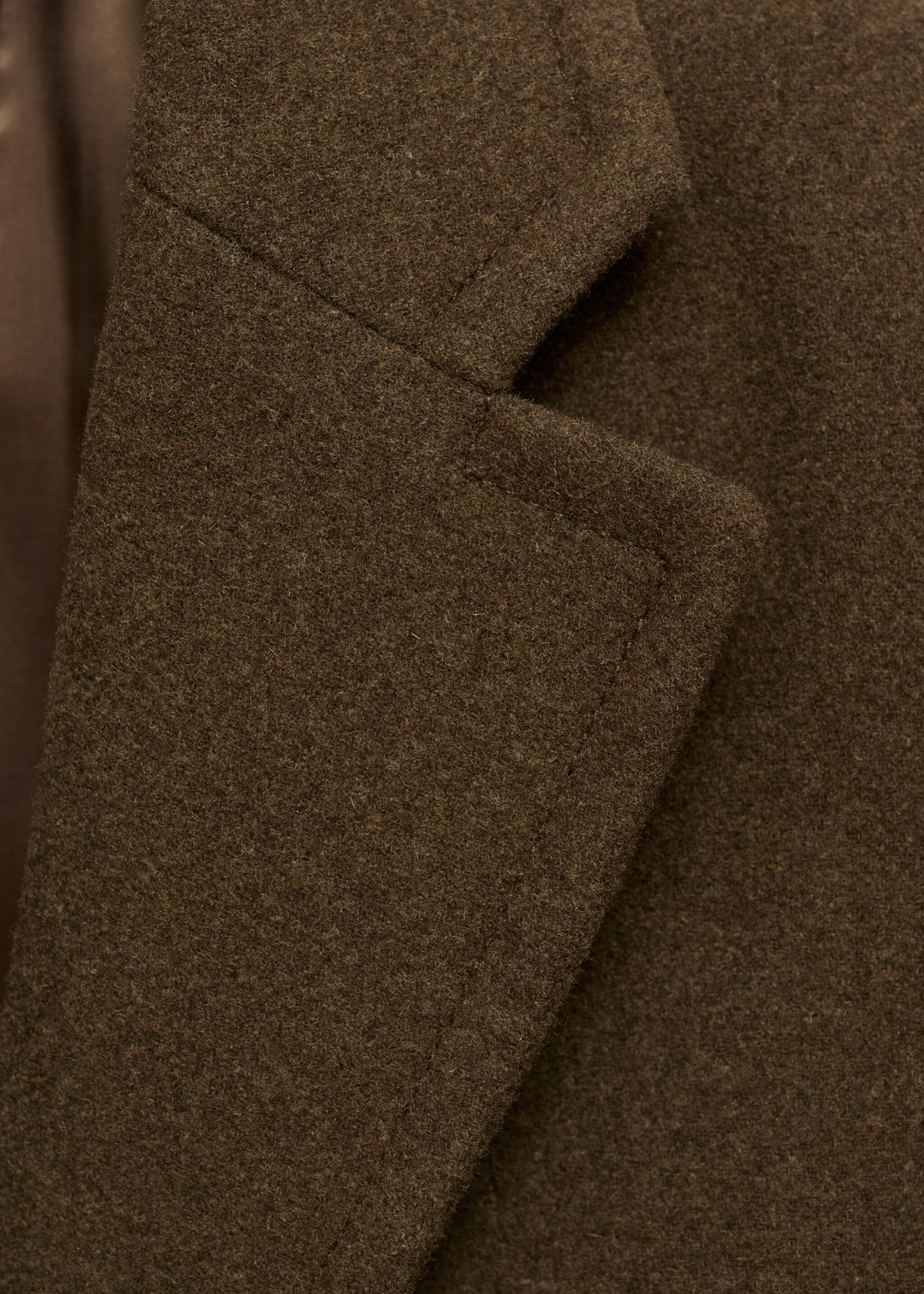 Blazer lana bolsillos - Detalle del artículo 0, Khaki. Ref: 77089406-00.