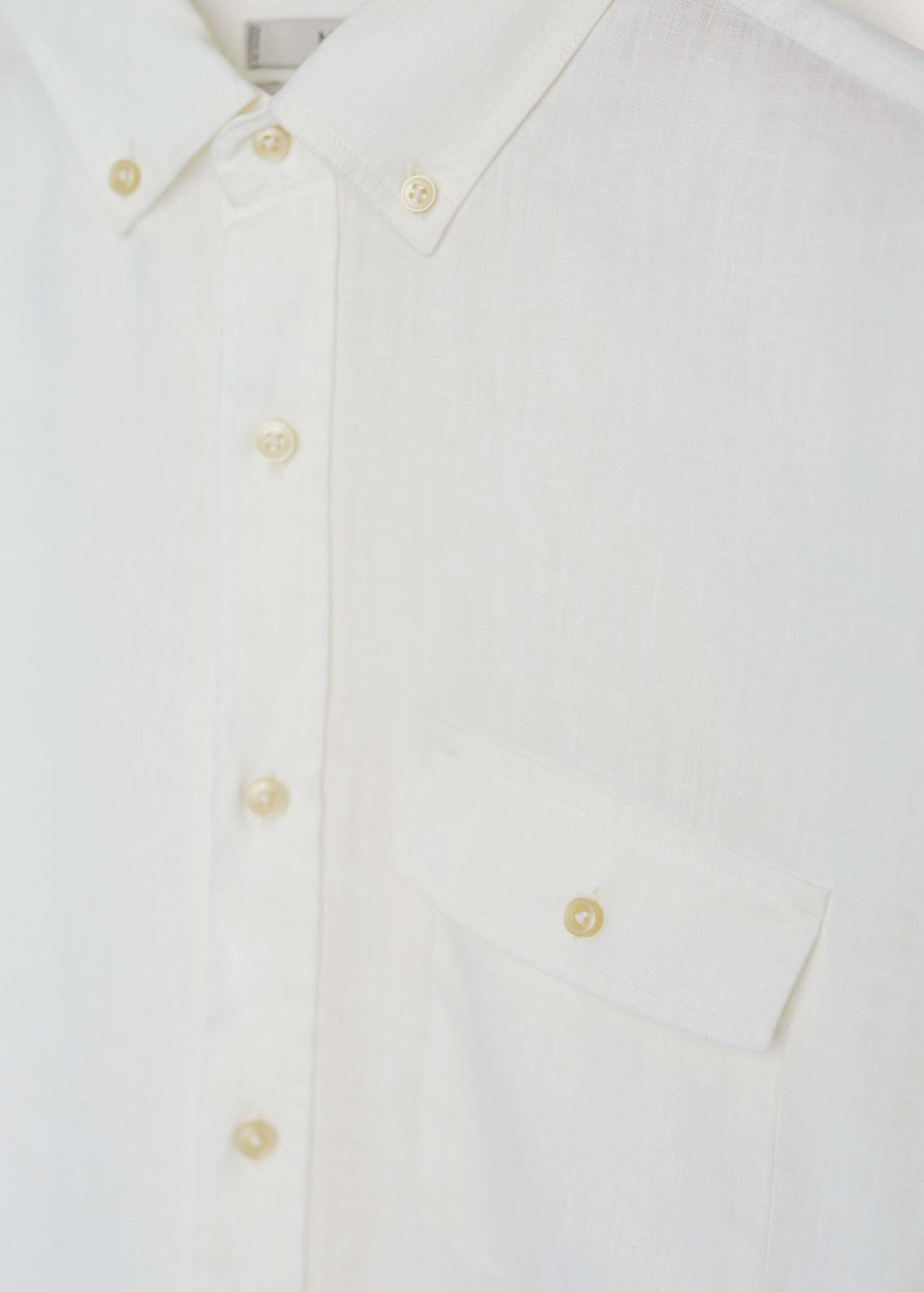 Camisa regular fit 100% lino - Detalle del artículo 8