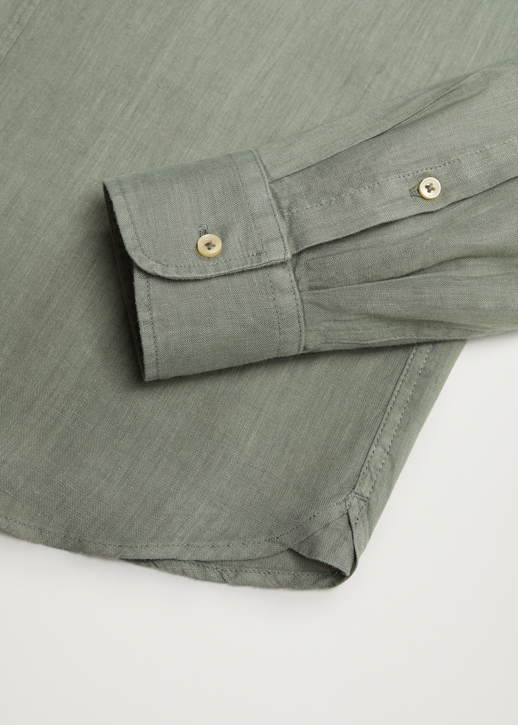 Camisa regular fit 100% lino - Detalle del artículo 7
