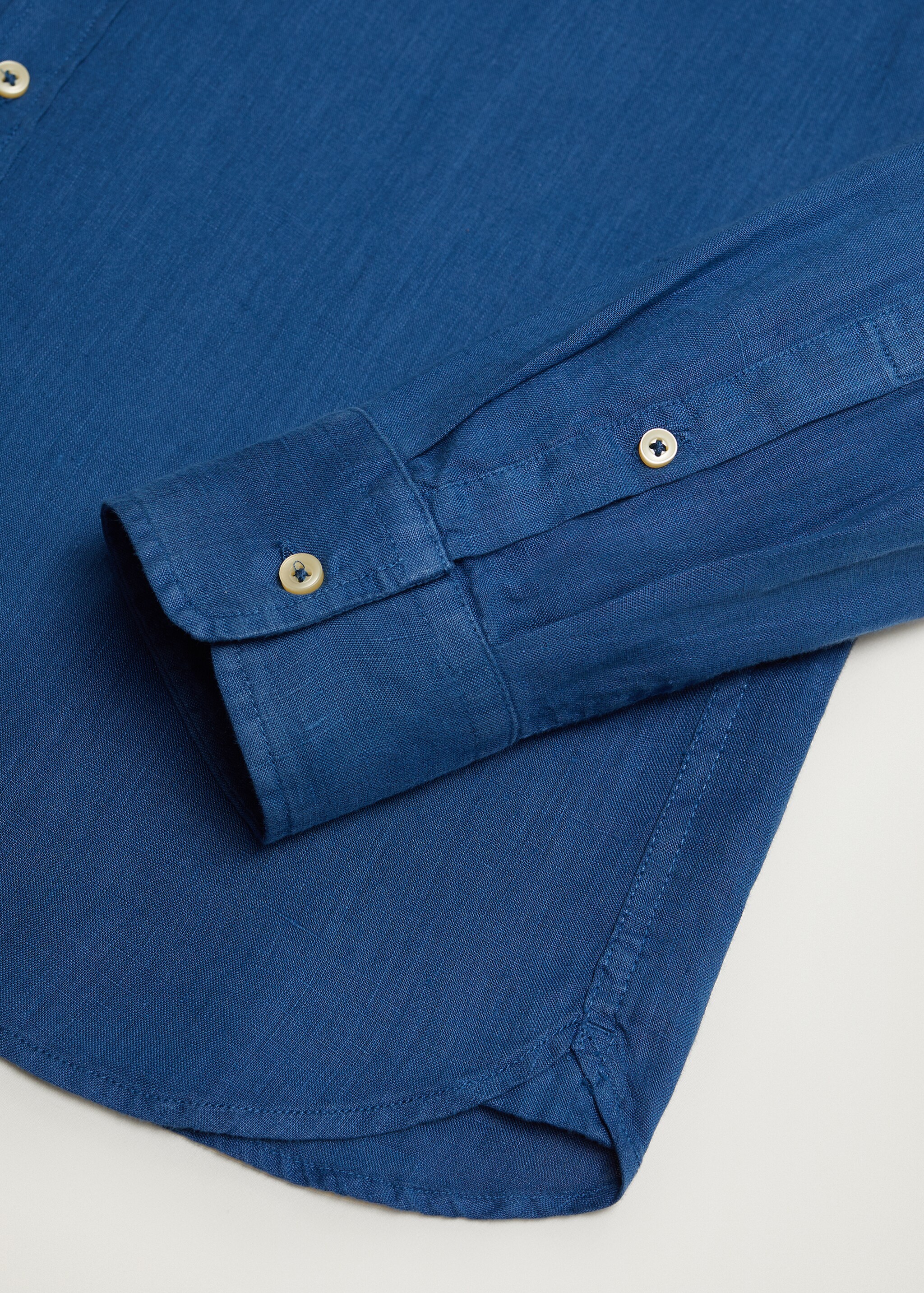 Camisa regular fit 100% lino - Detalle del artículo 7