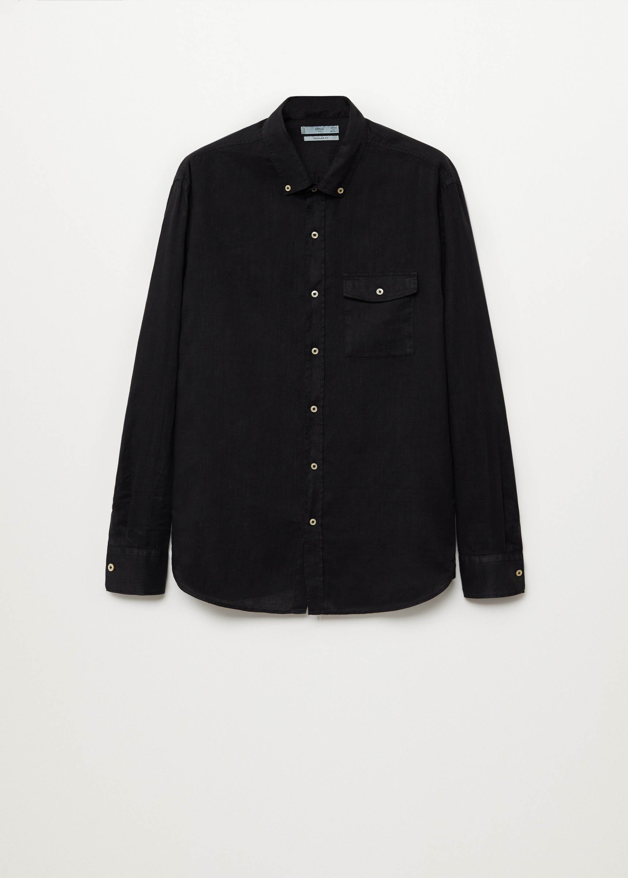 Camisa regular fit 100% lino - Artículo sin modelo