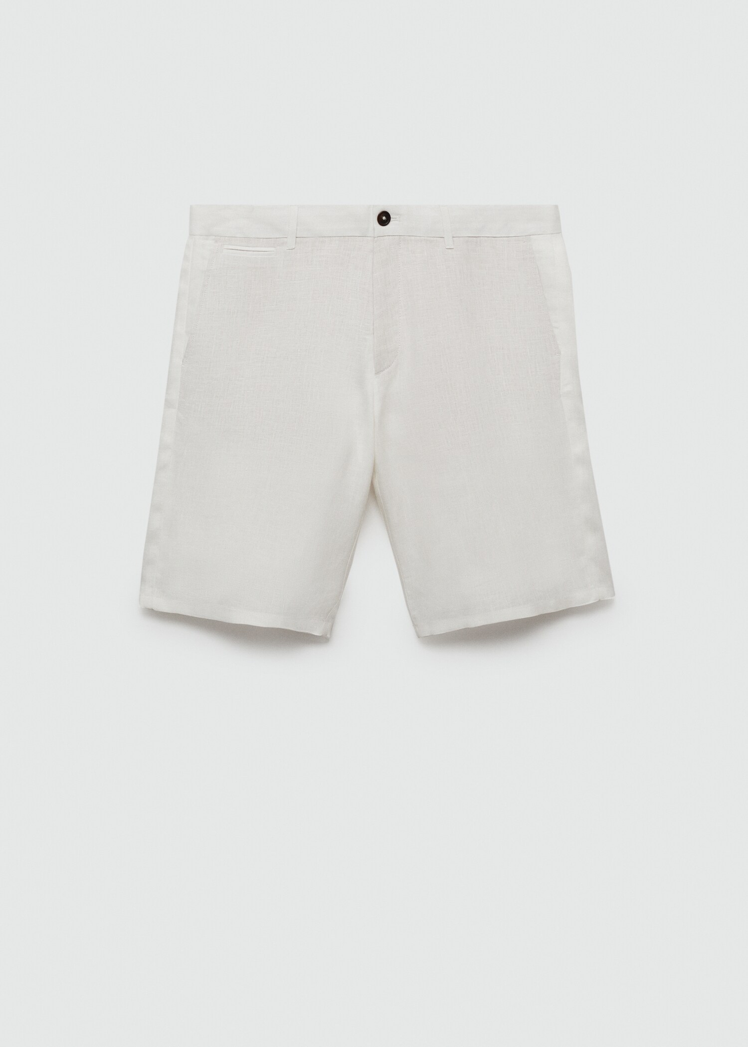 Slim-Fit-Bermudashorts aus 100 % Leinen - Artikel ohne Model