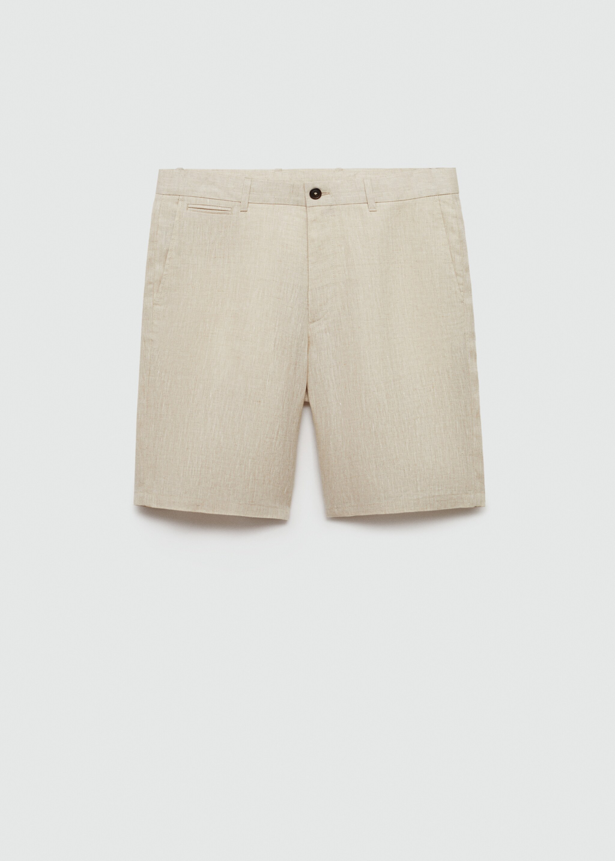 Slim-Fit-Bermudashorts aus 100 % Leinen - Artikel ohne Model