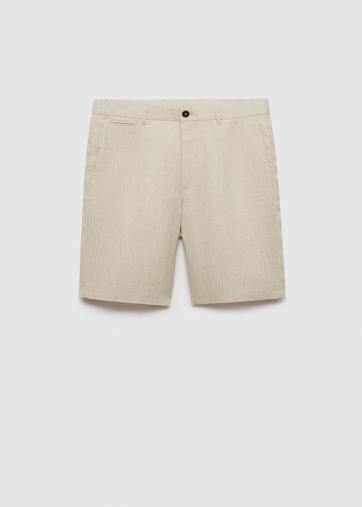 Slim-Fit-Bermudashorts aus 100 % Leinen - Artikel ohne Model