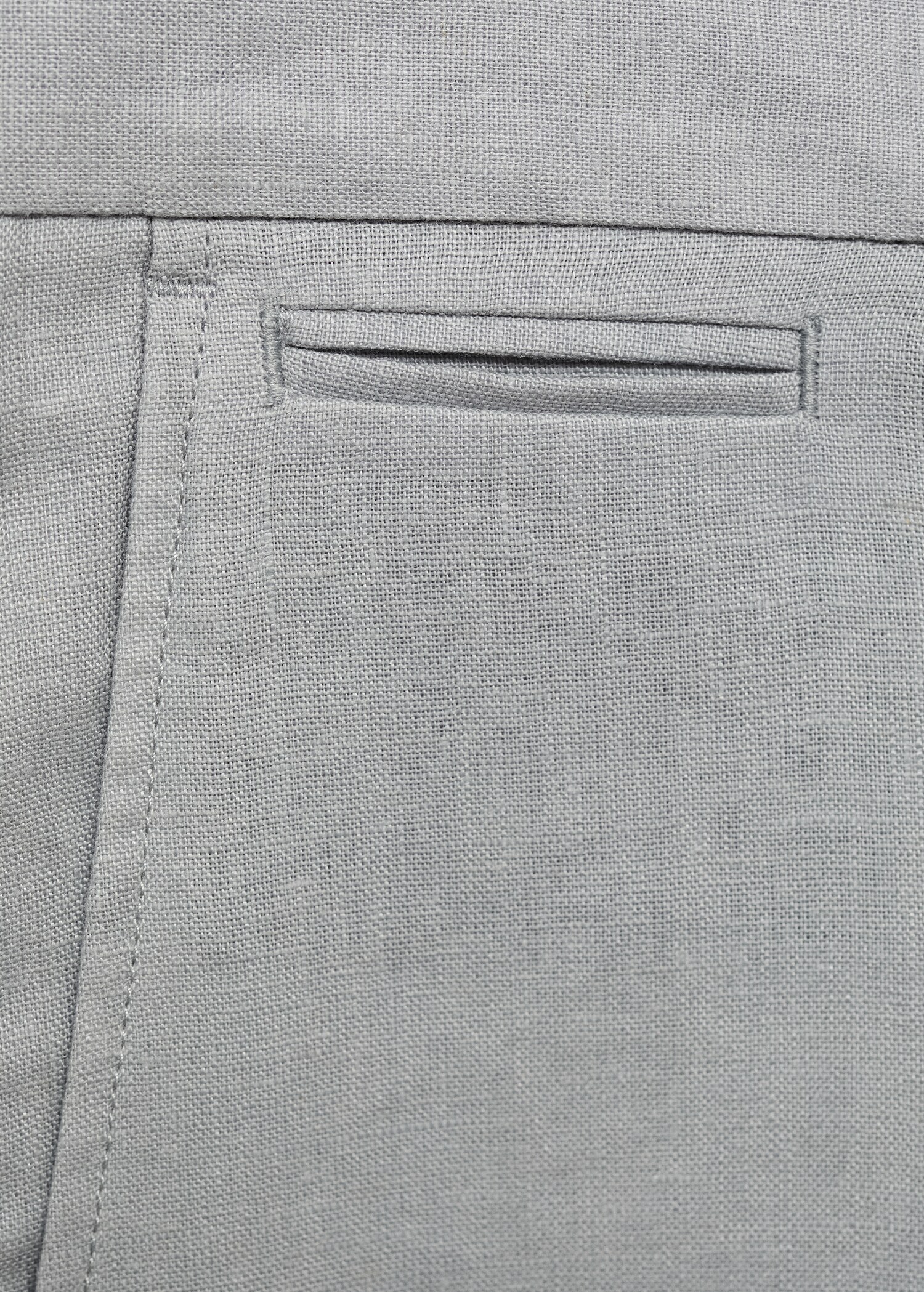 Bermuda slim-fit 100 % lin - Détail de l'article 0