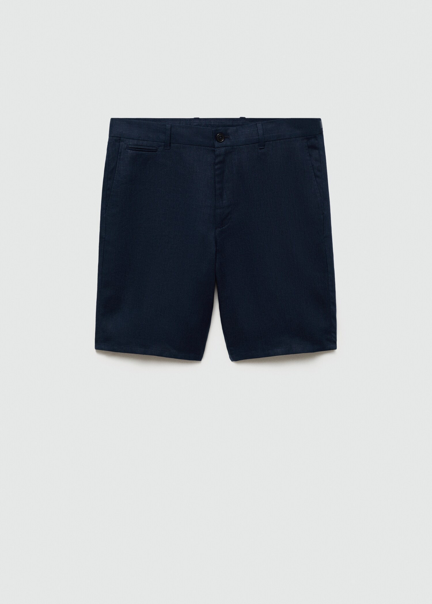 Bermuda slim-fit 100 % lin - Article sans modèle