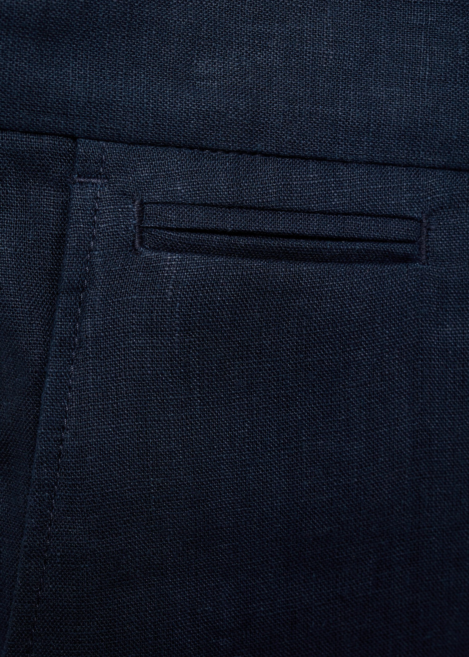 Bermuda slim-fit 100 % lin - Détail de l'article 0
