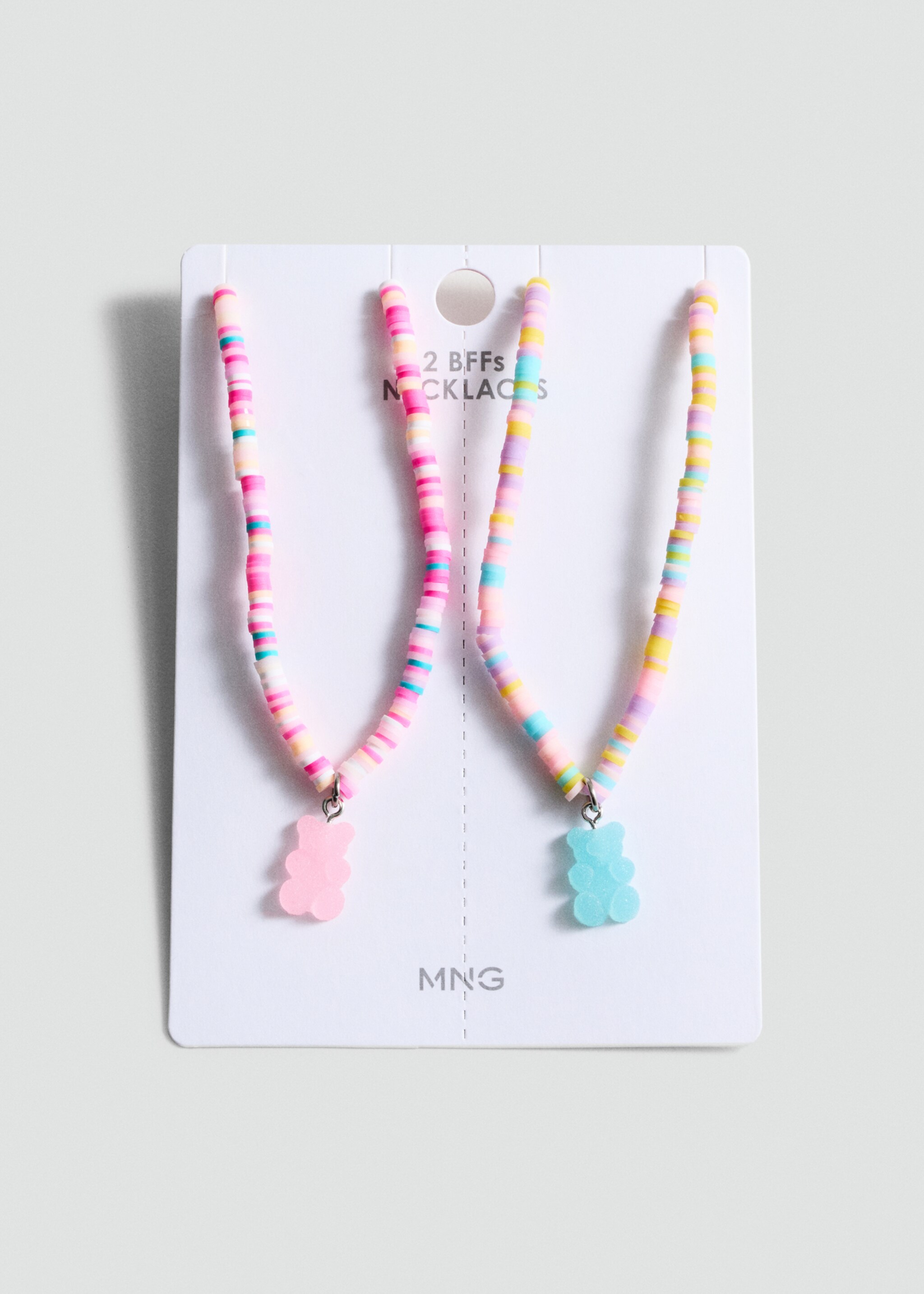 Pack de 2 colares Best Friends - Plano médio, Rosa. Ref: 77090305-00.