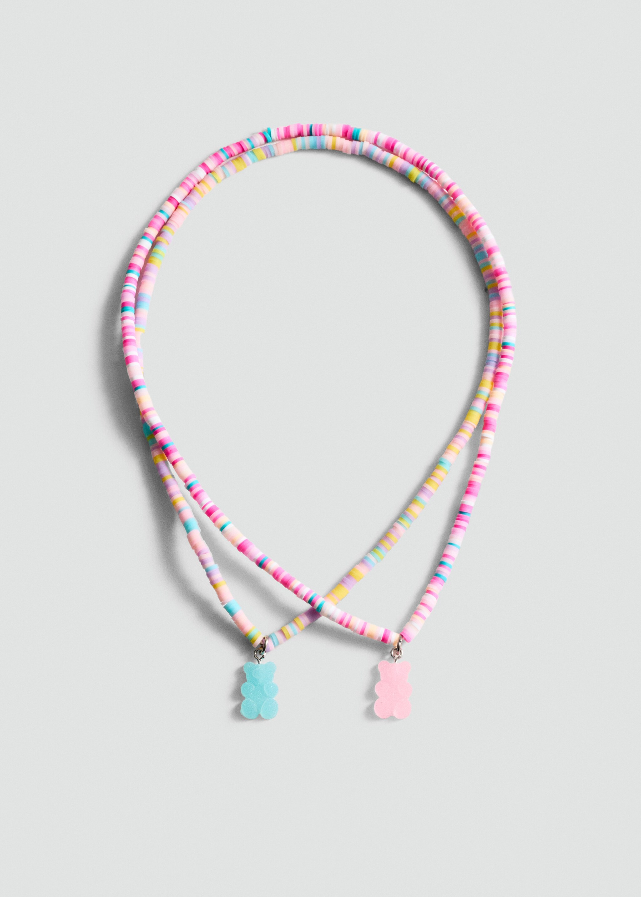 Pack de 2 colares Best Friends - Artigo sem modelo, Rosa. Ref: 77090305-00.