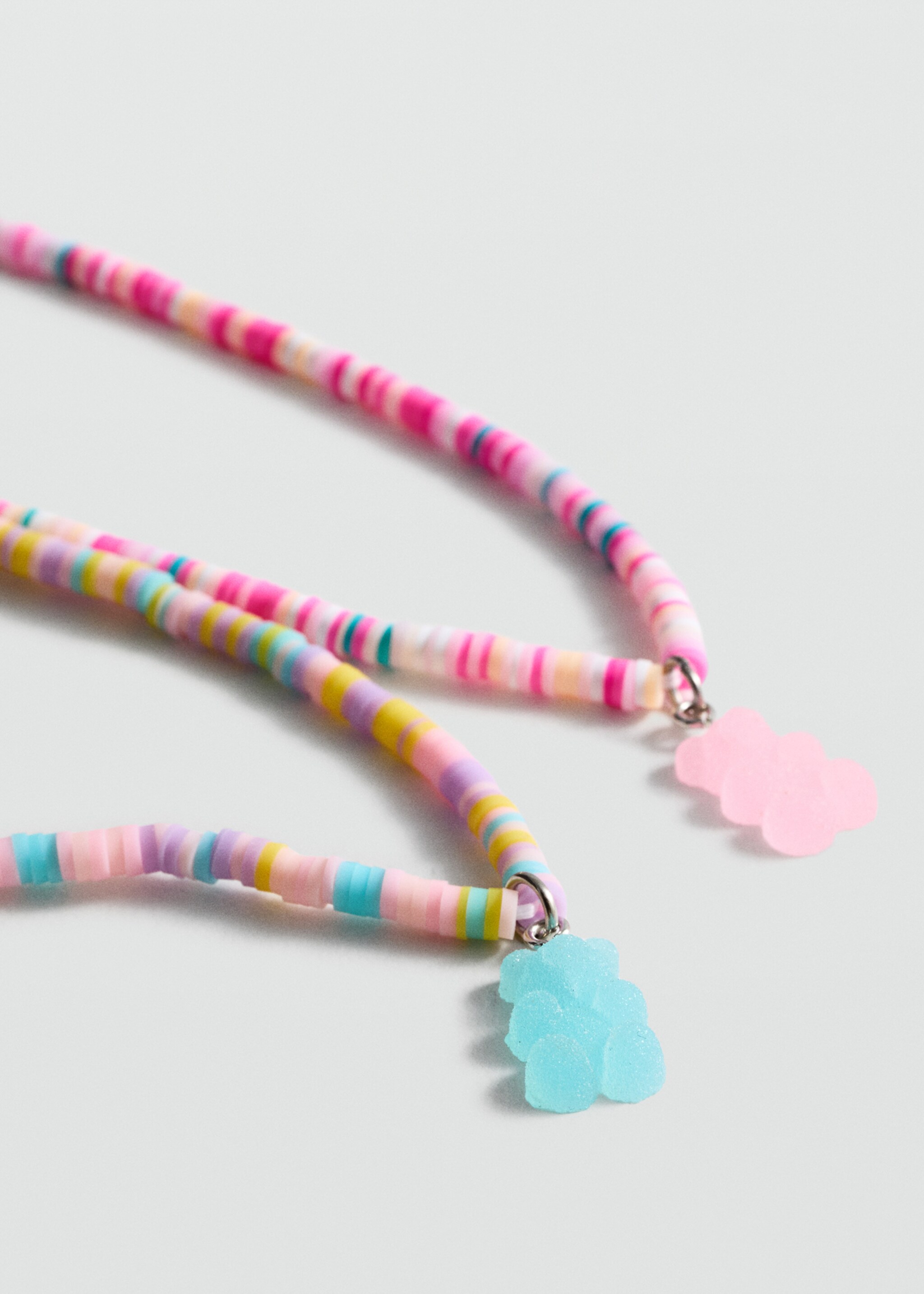 Pack de 2 colares Best Friends - Pormenor do artigo 1, Rosa. Ref: 77090305-00.