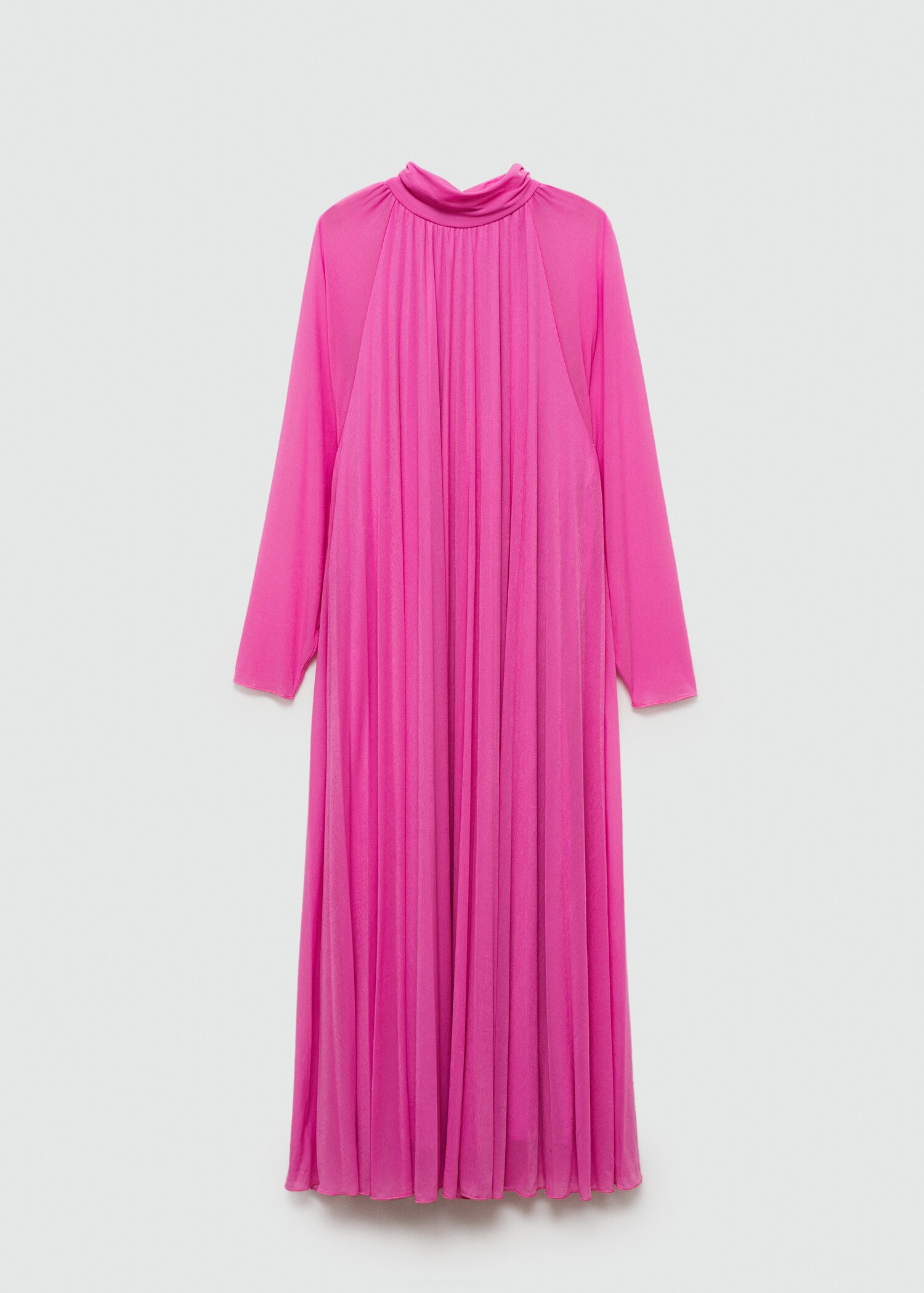 Rochie lungă plisată - Articol fără model