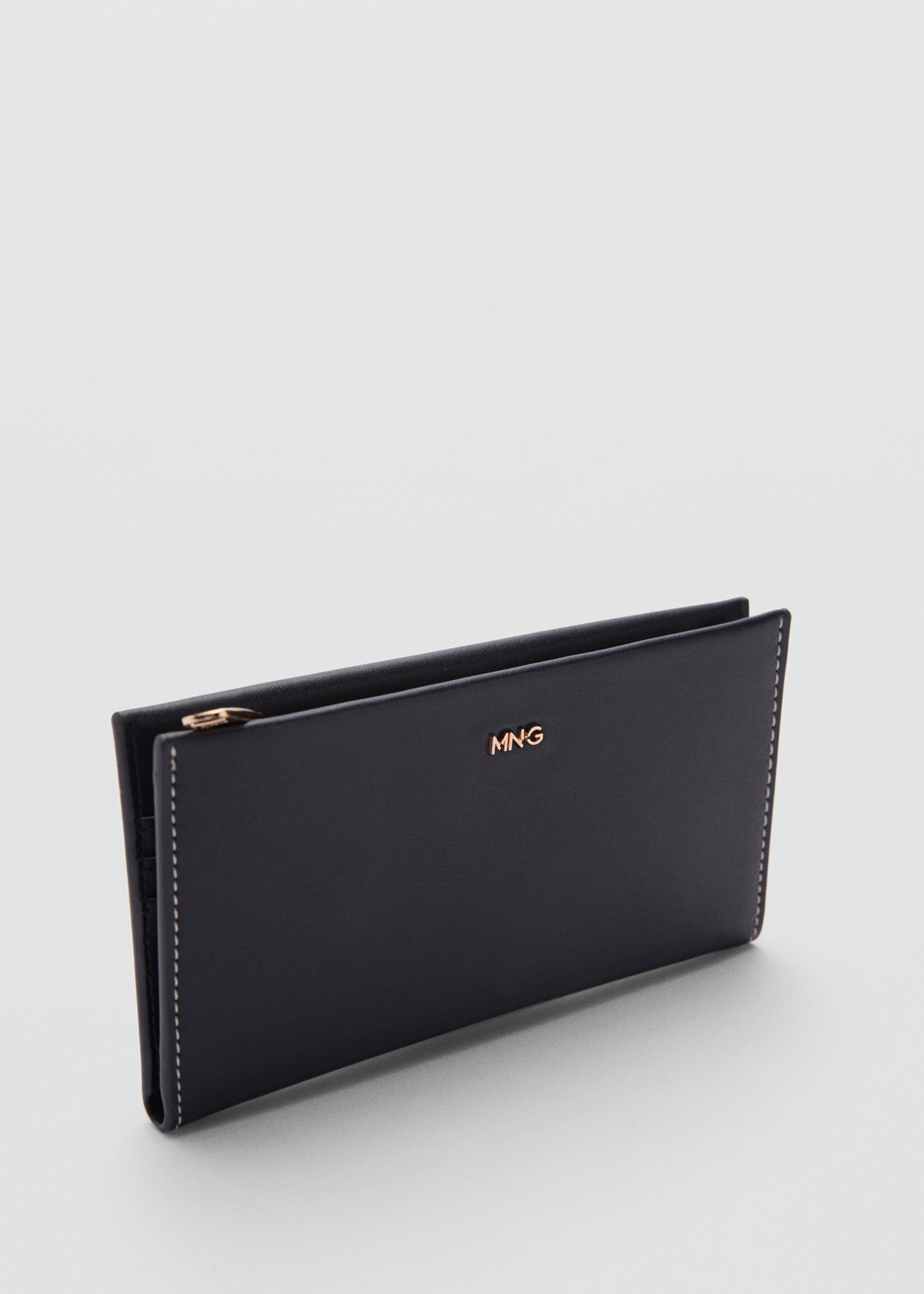 Embossed wallet with logo - Medium plane
