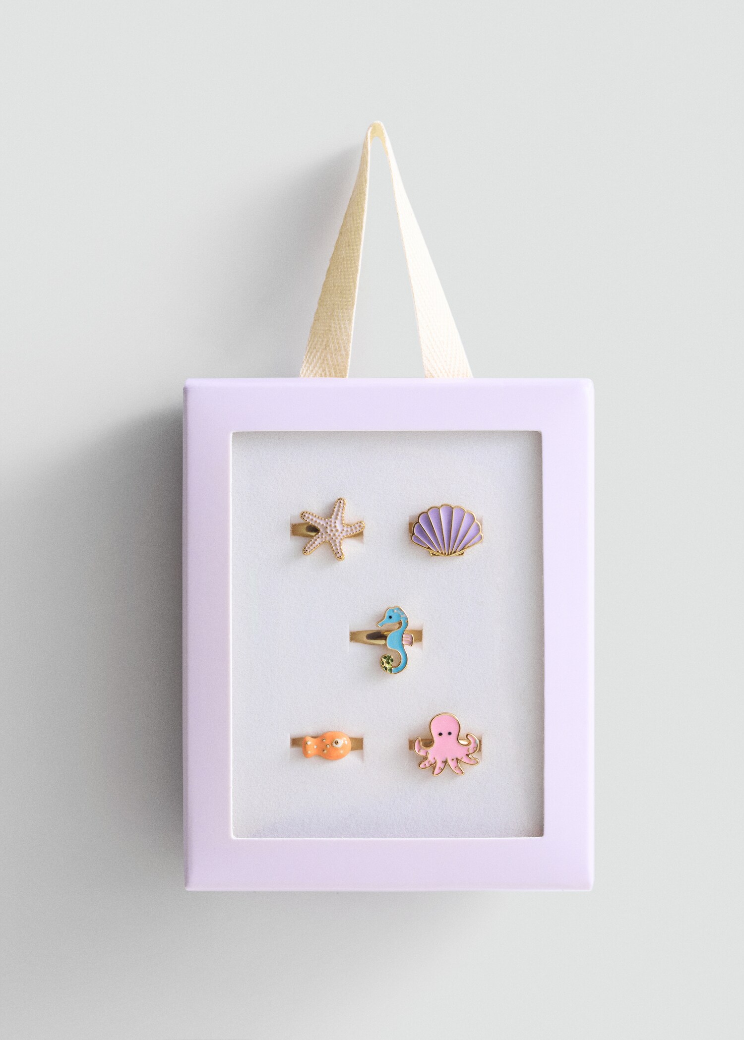 Pack of 5 combined rings - Medium plane