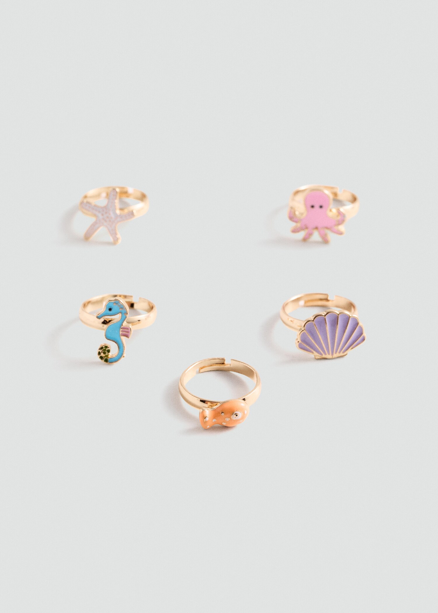 Pack of 5 combined rings - Article without model