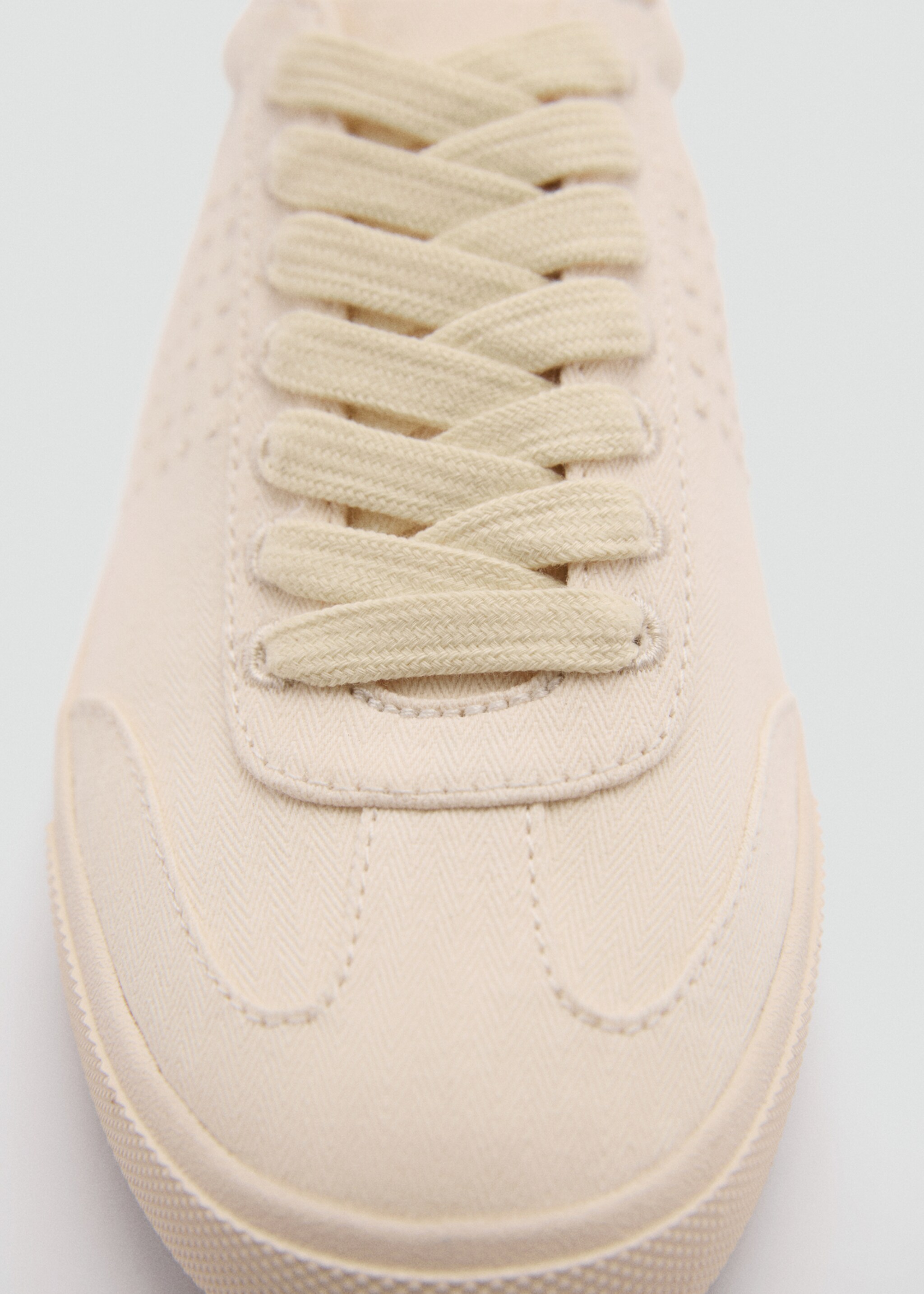 Geschnürte Sneakers - Detail des Artikels 2, Beige. Ref: 77090332-00.