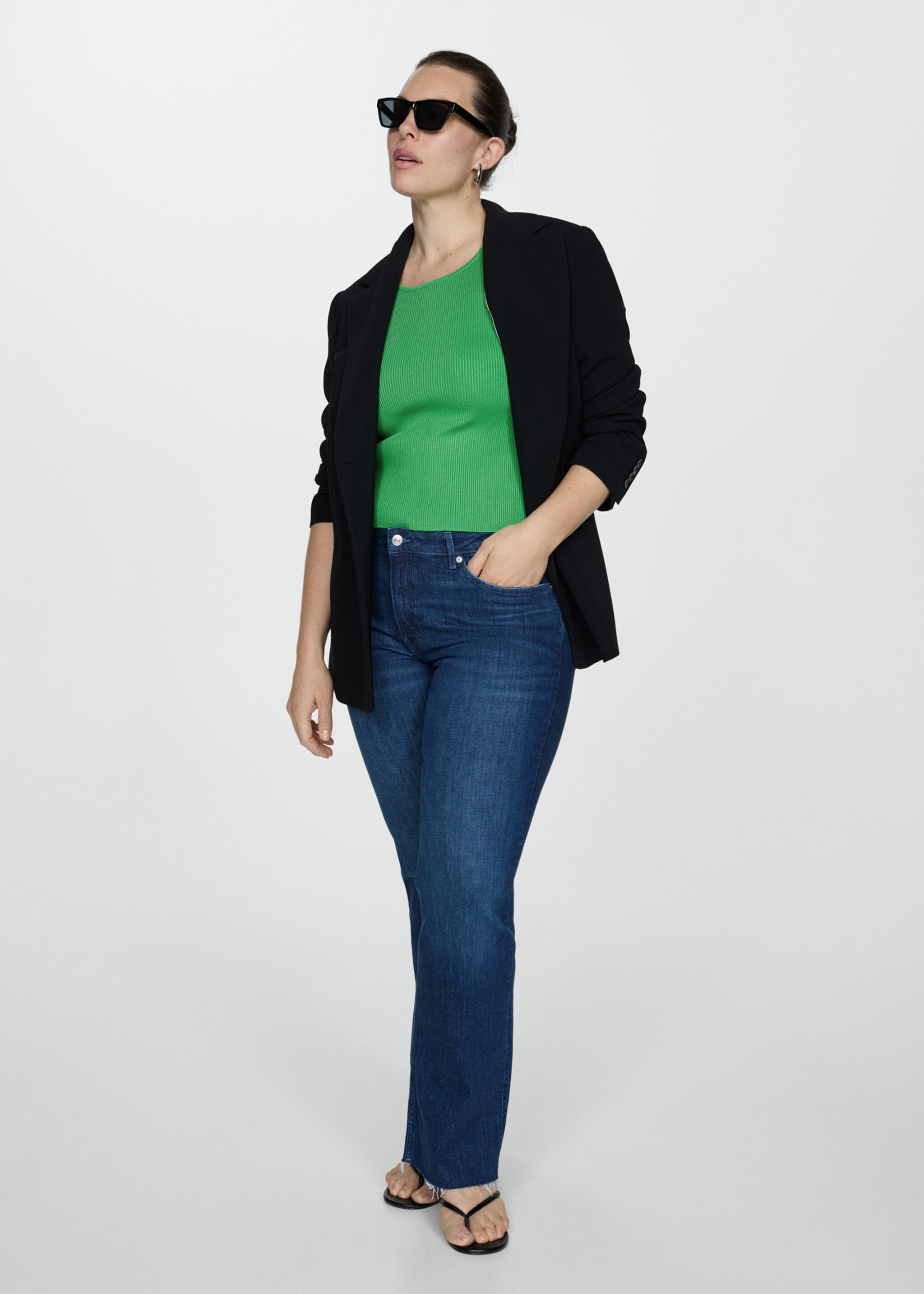 Ribbed knit top - Details of the article 3