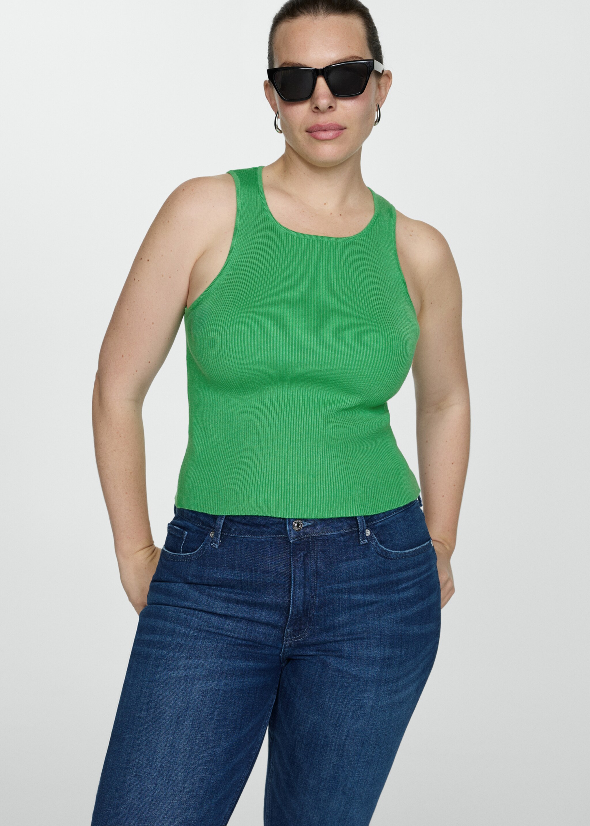 Ribbed knit top - Details of the article 5